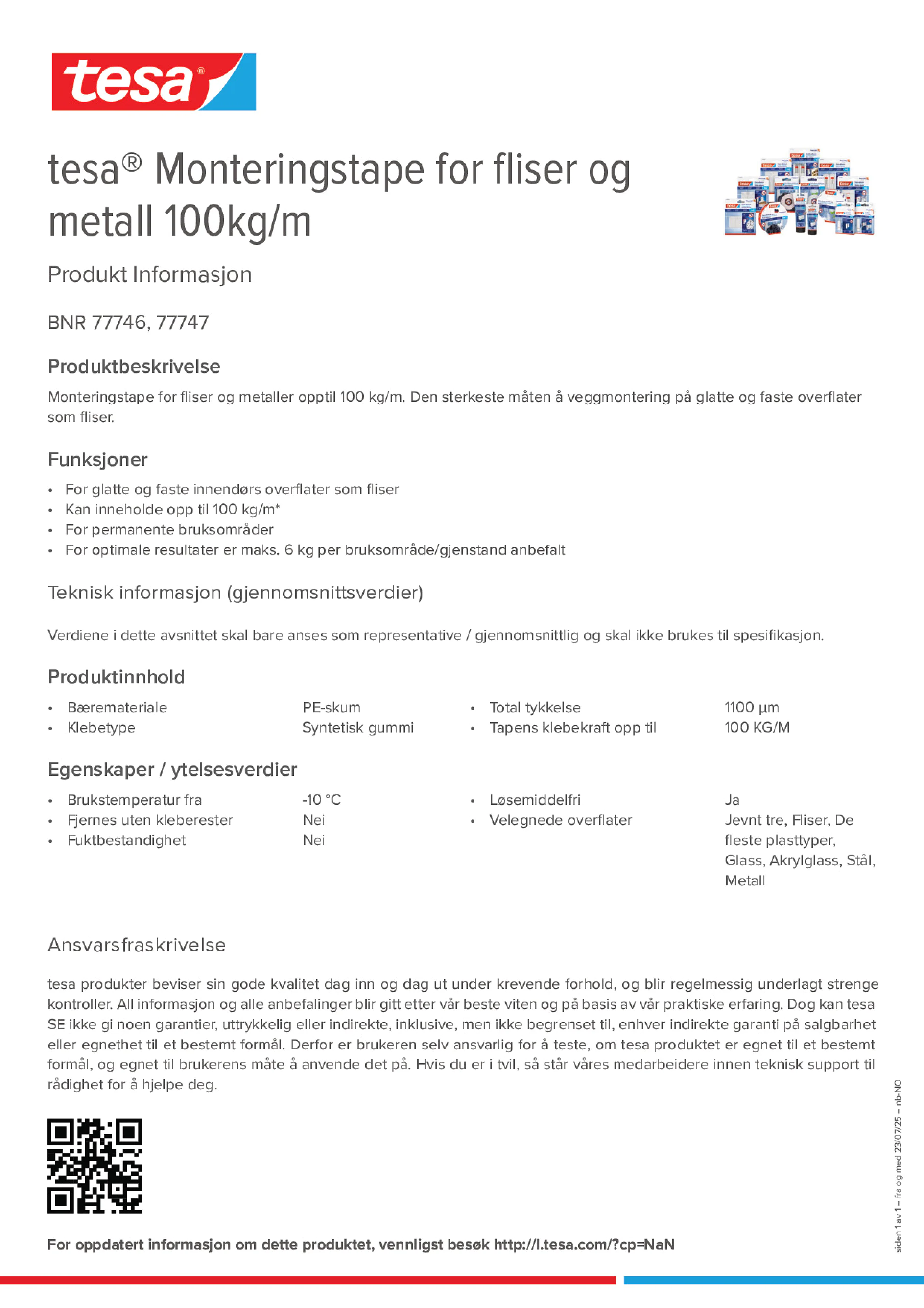 Product information_tesa® 77746_nb-NO