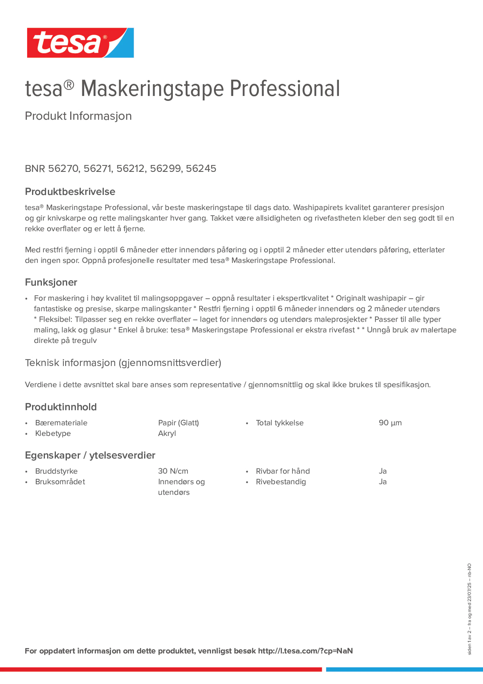 Product information_tesa® 56212_nb-NO
