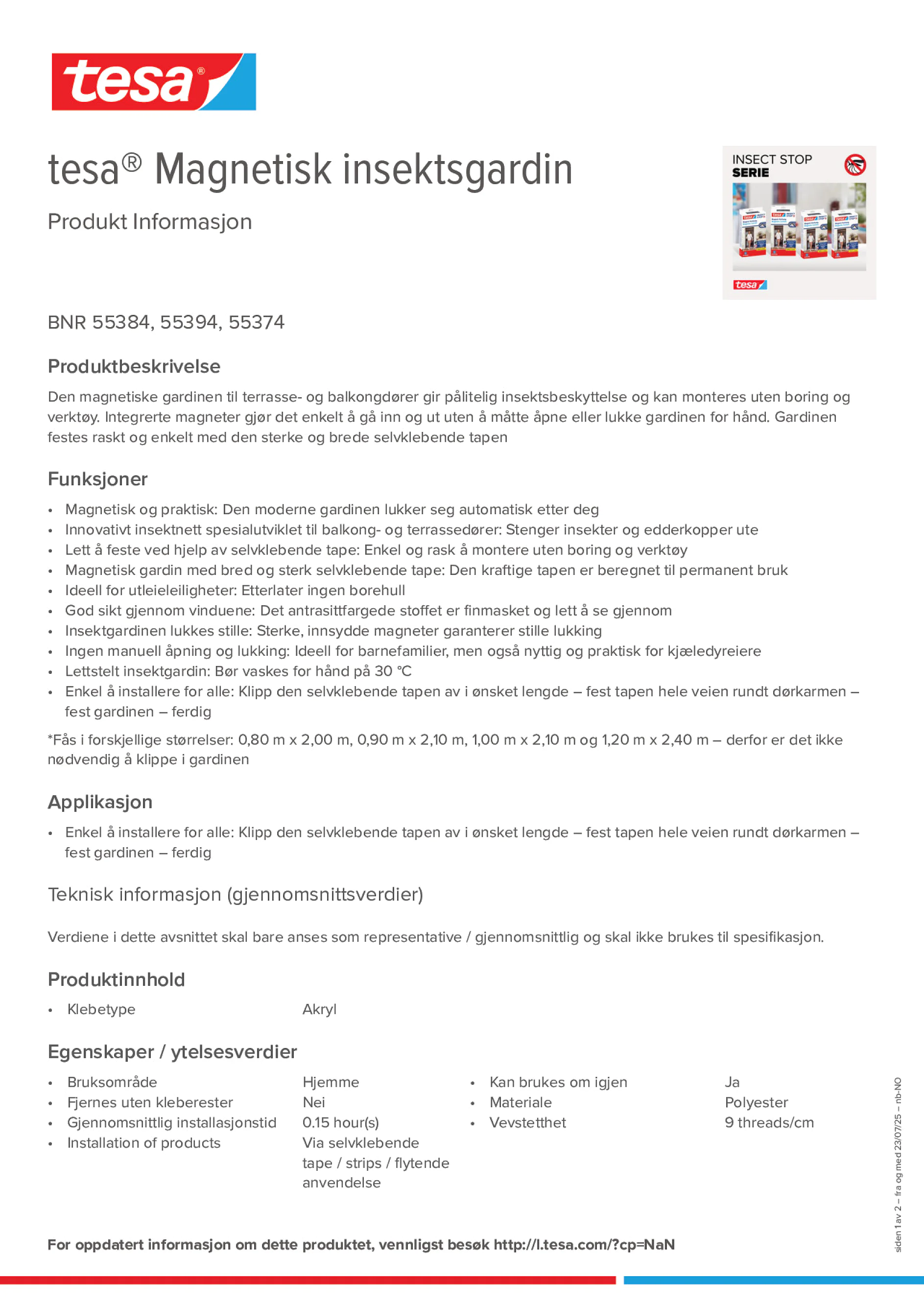 Product information_tesa® 55384_nb-NO