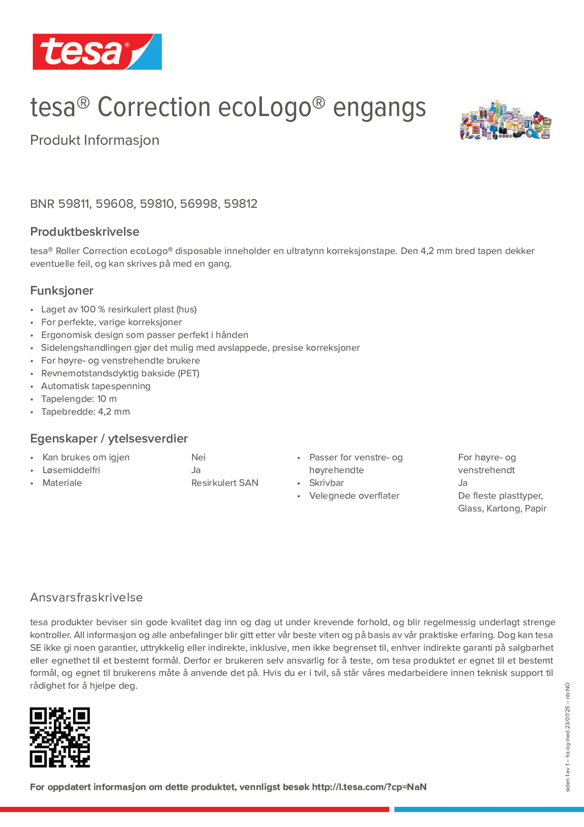 Product information_tesa® 56998_nb-NO