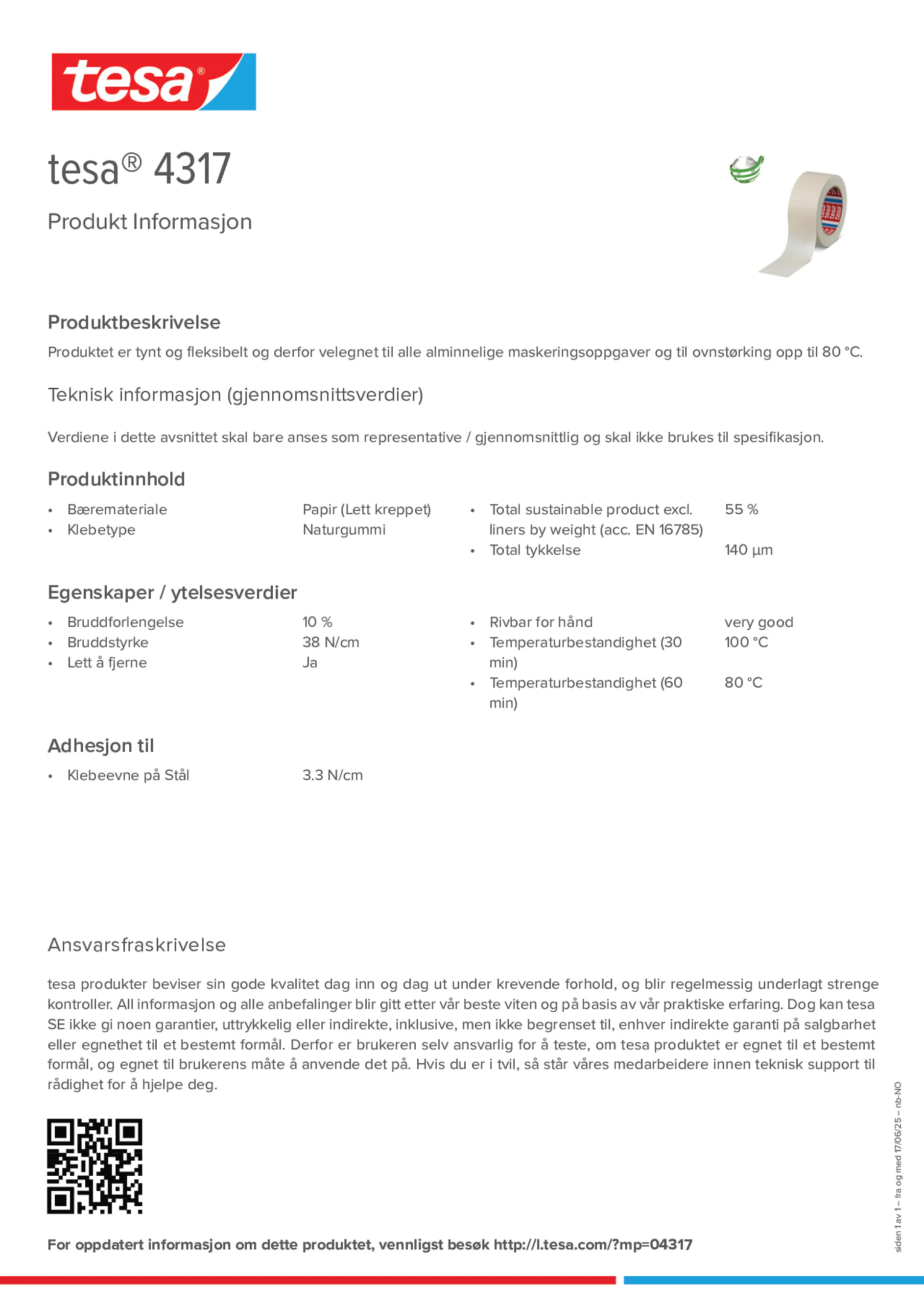Product information_tesa® 04317_nb-NO