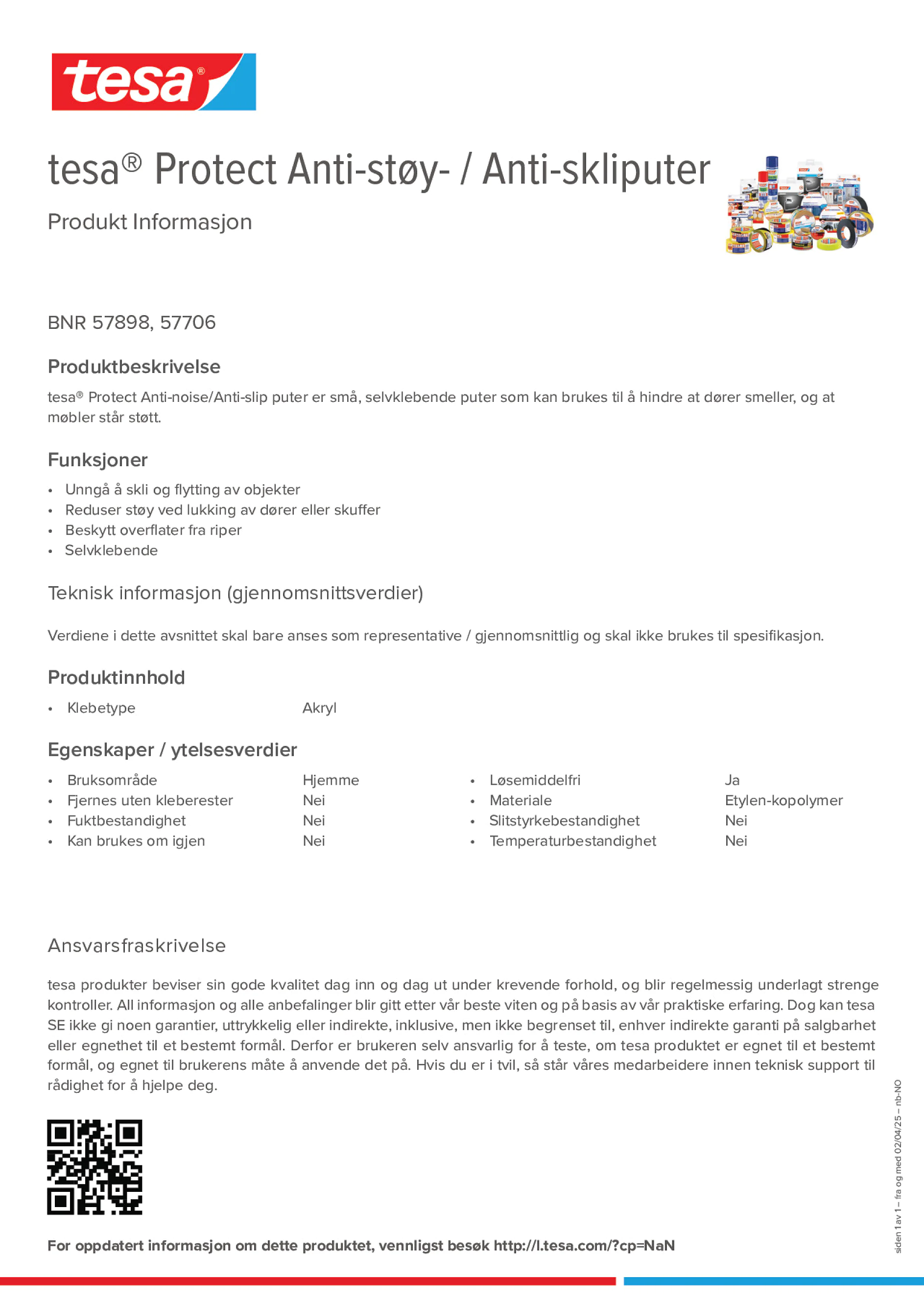 Product information_tesa® Protect 57706_nb-NO