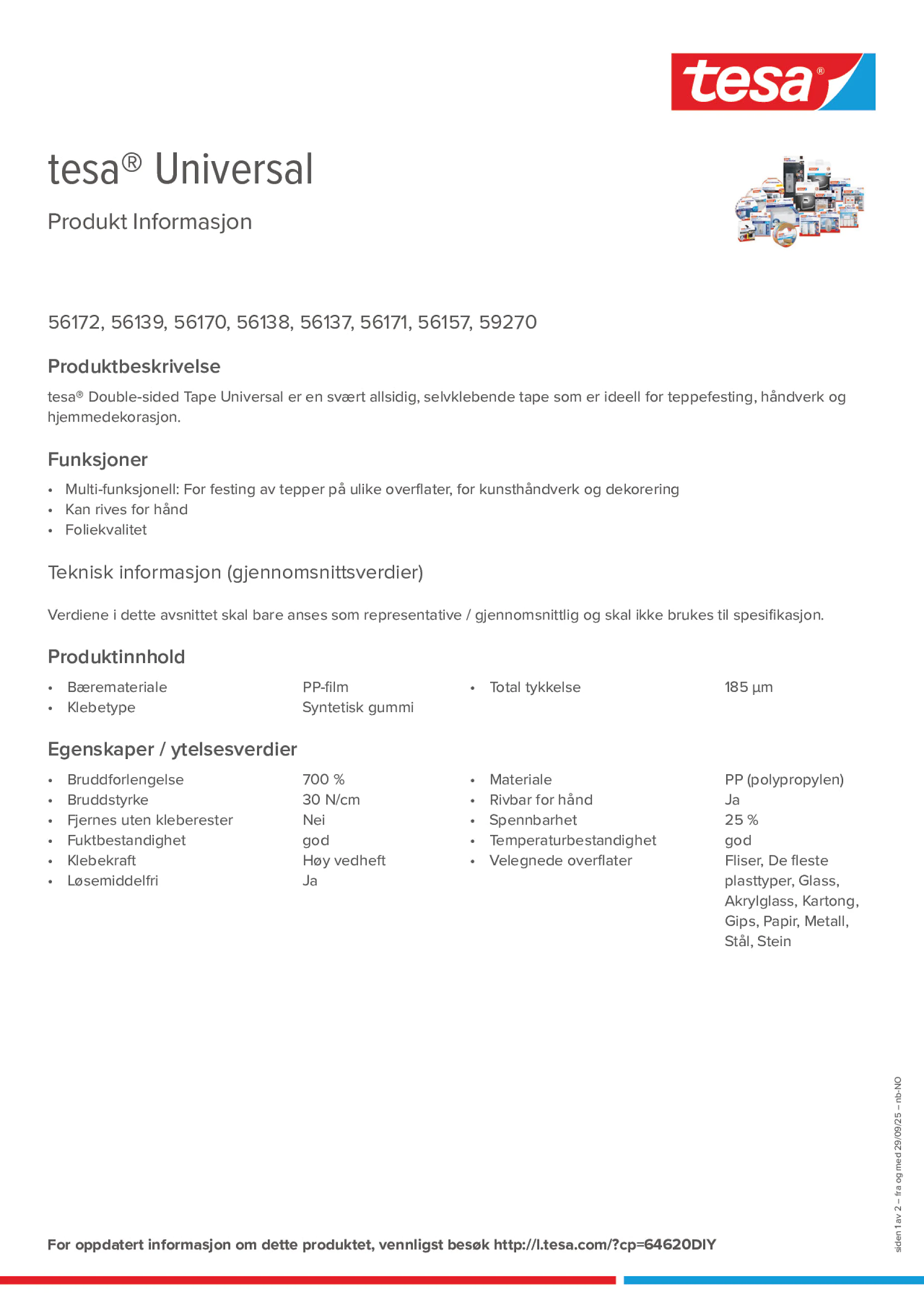 Product information_tesa® 56170_nb-NO