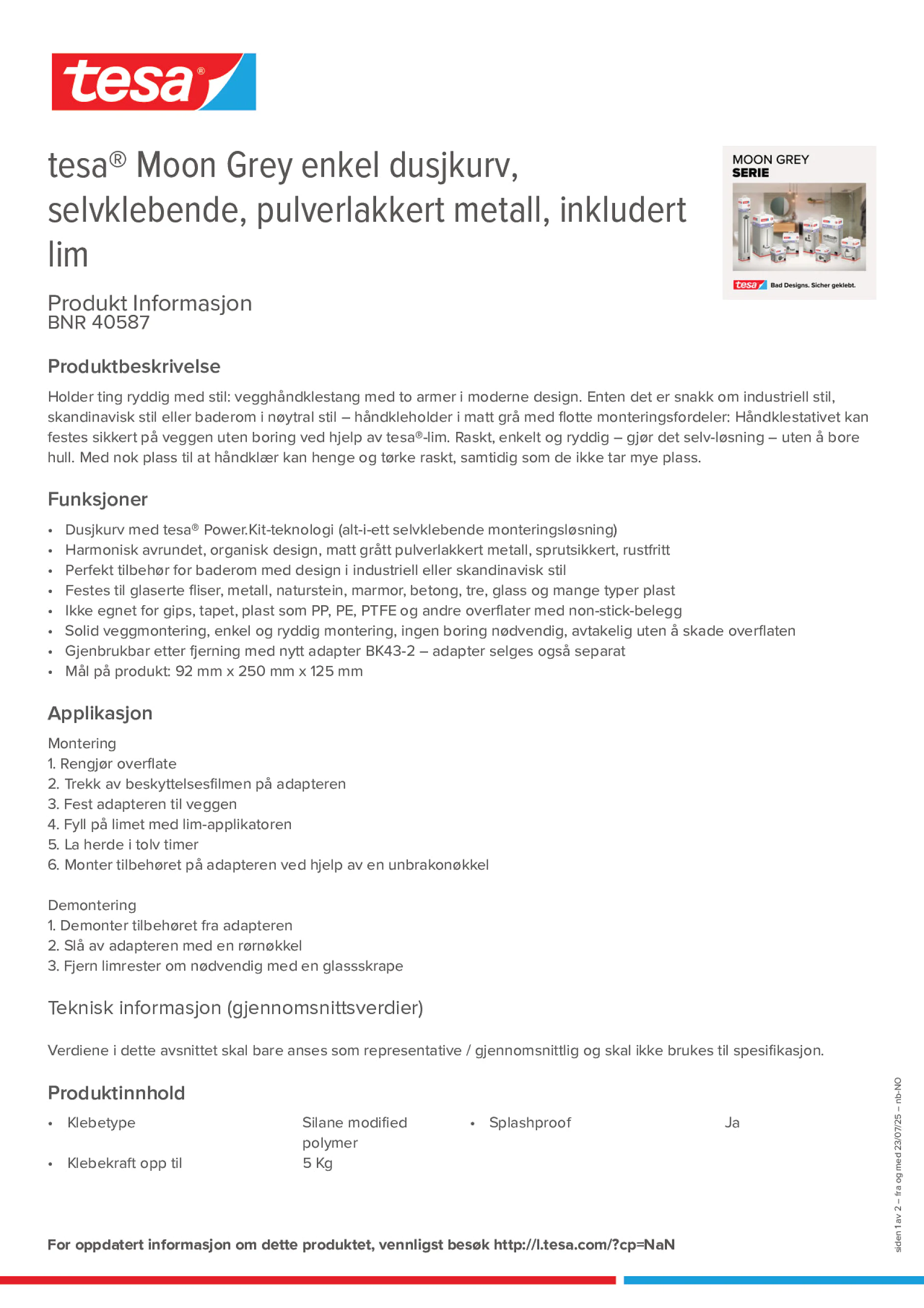 Product information_tesa® 40587_nb-NO