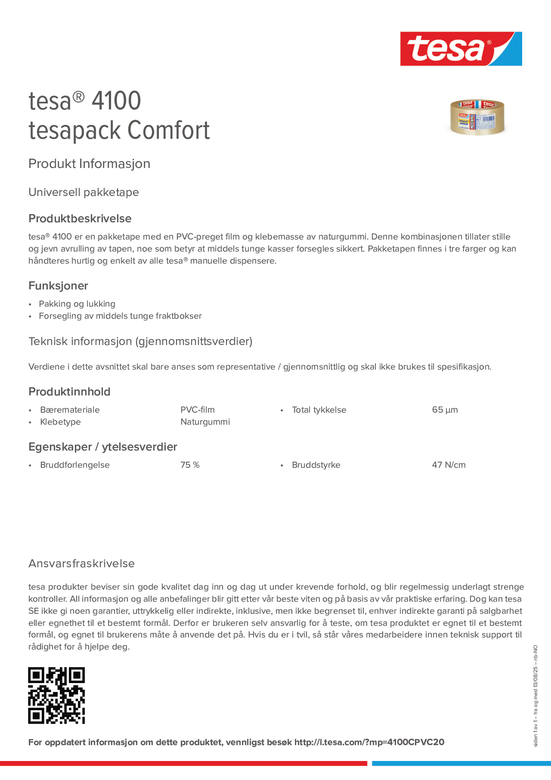 Product information_tesa® 04100_nb-NO