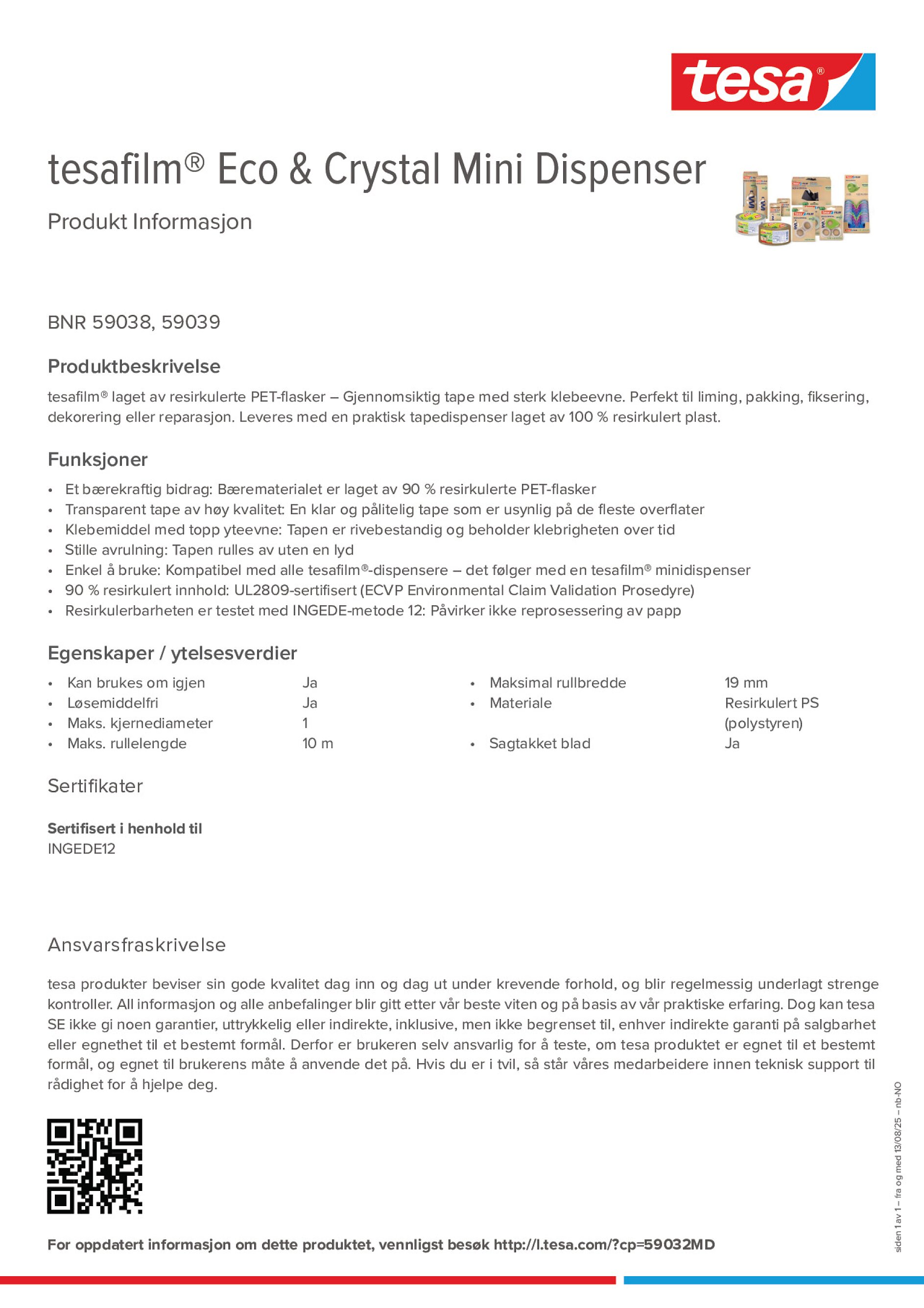 Product information_tesafilm® 59038_nb-NO