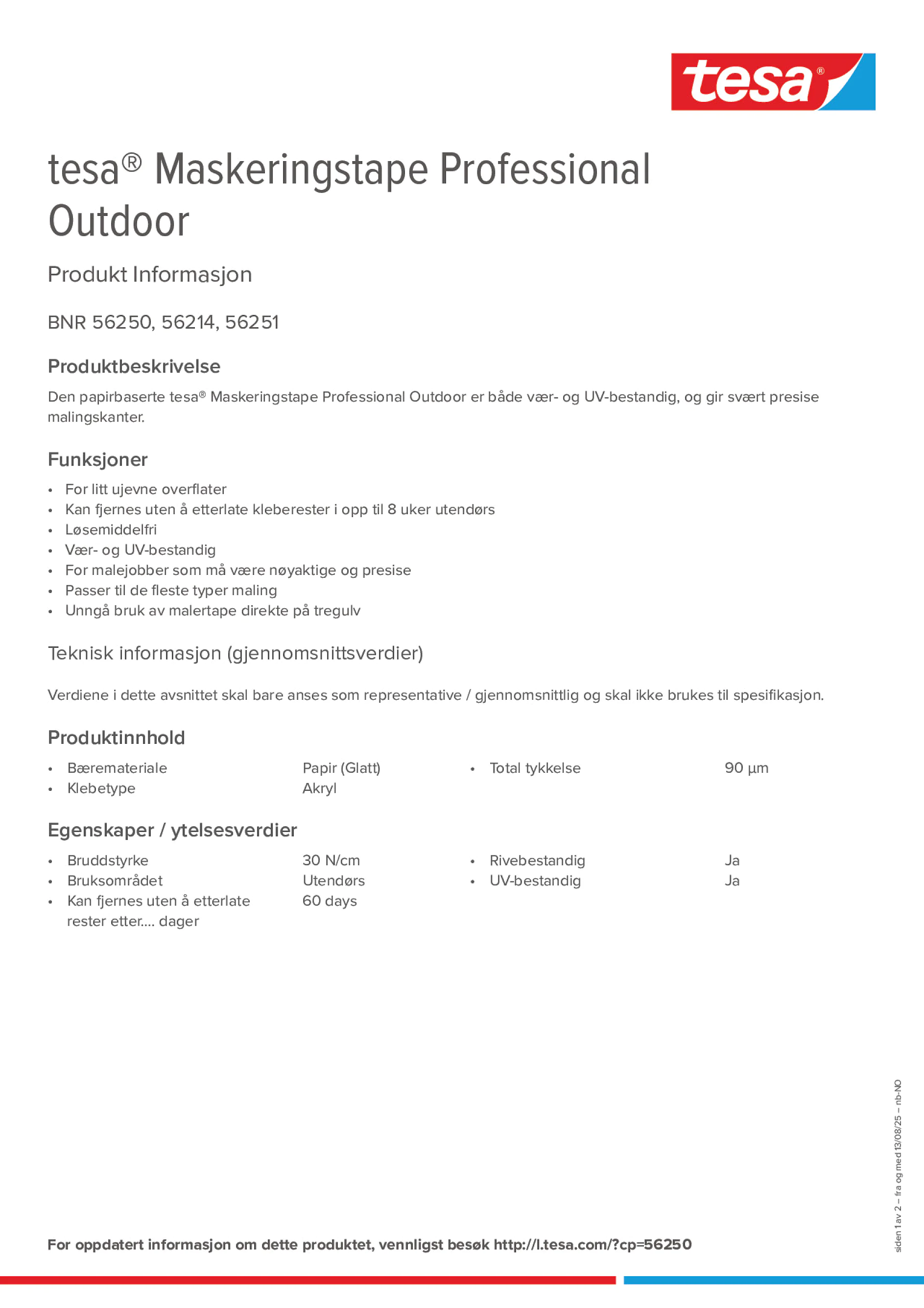 Product information_tesa® 56214_nb-NO