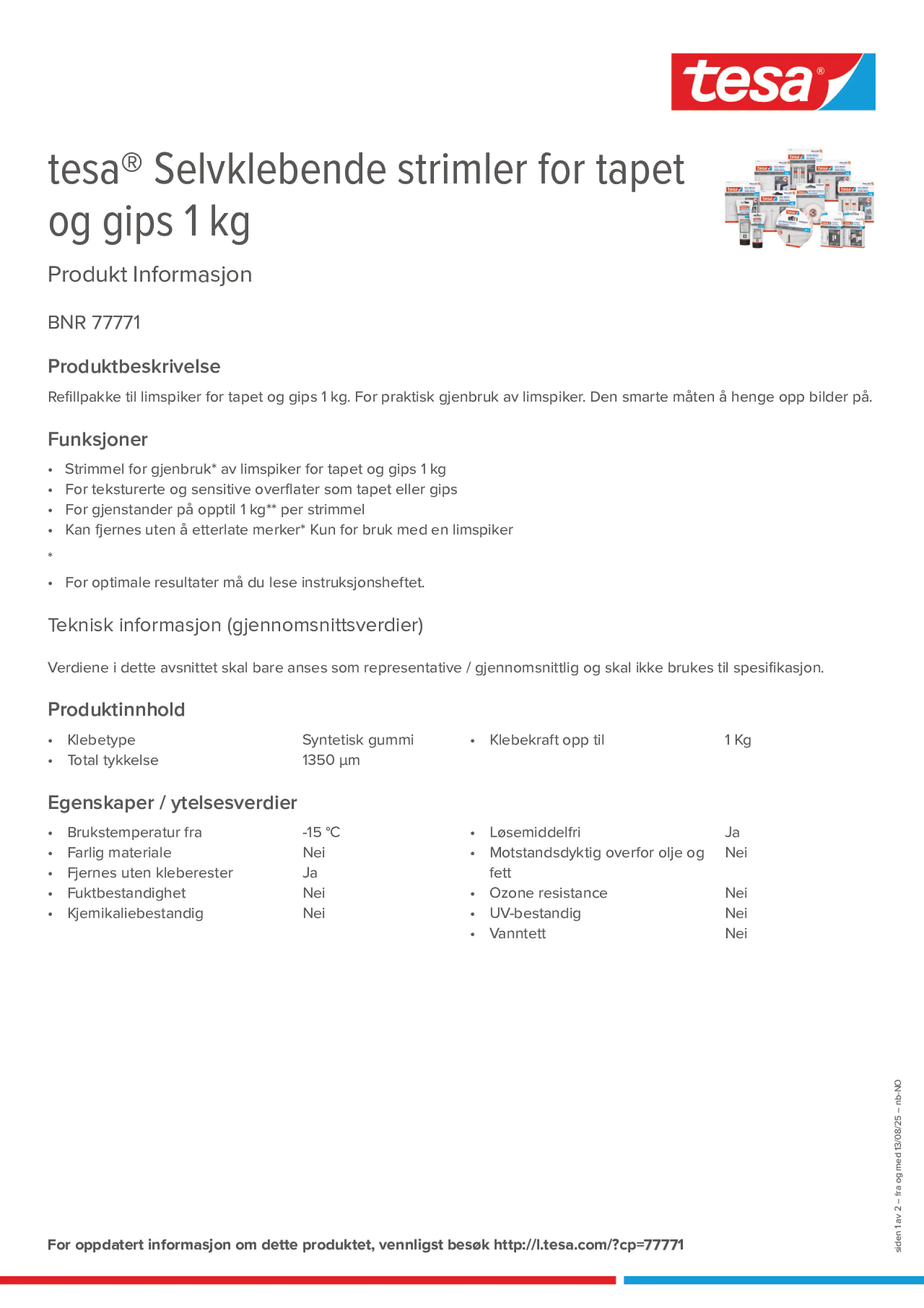 Product information_tesa® 77771_nb-NO
