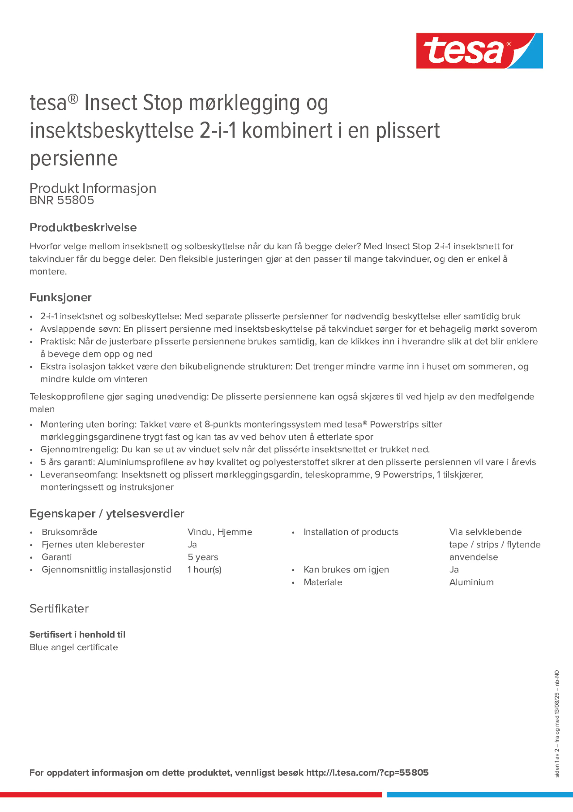 Product information_tesa® 55805_nb-NO