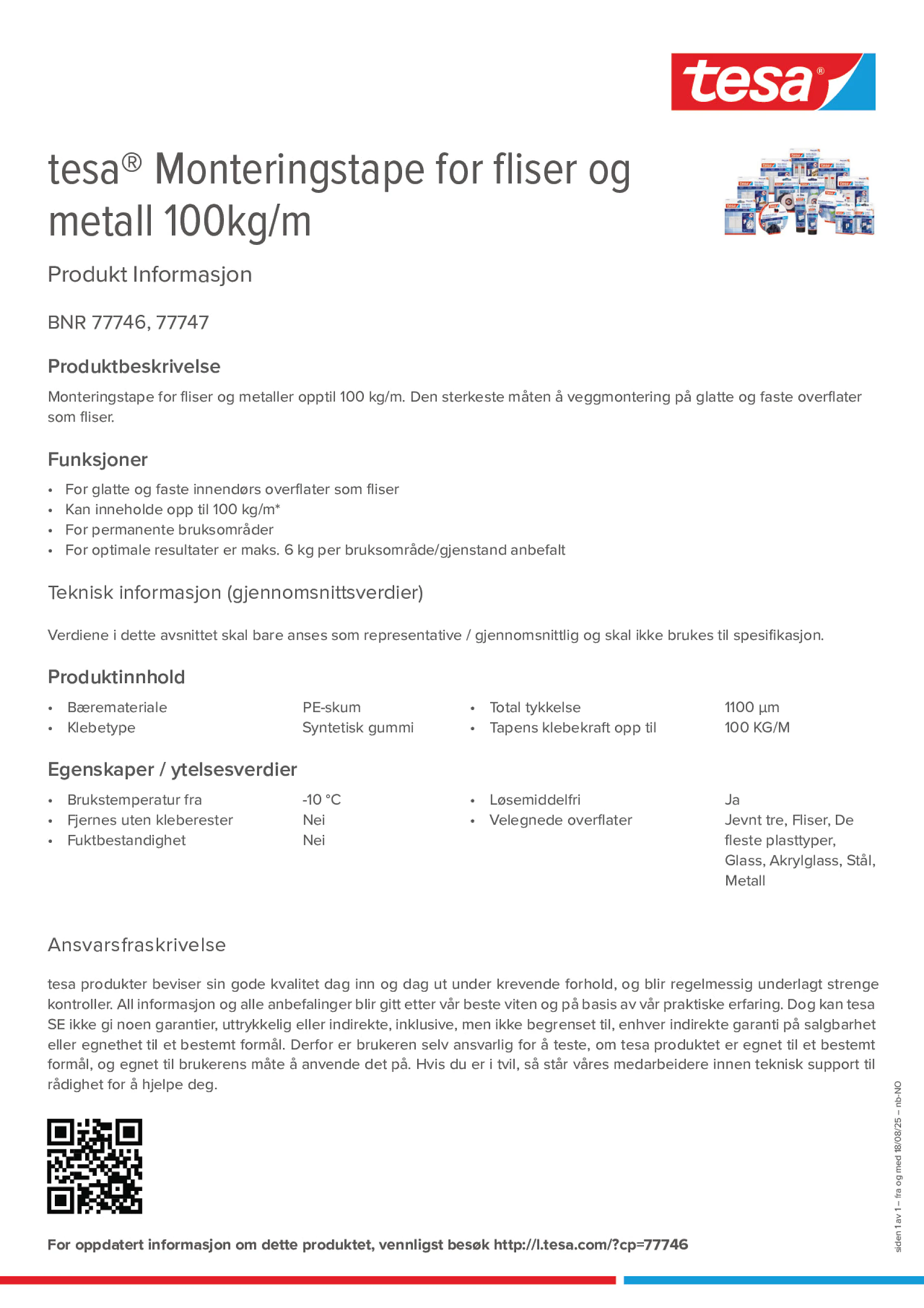 Product information_tesa® 77746_nb-NO