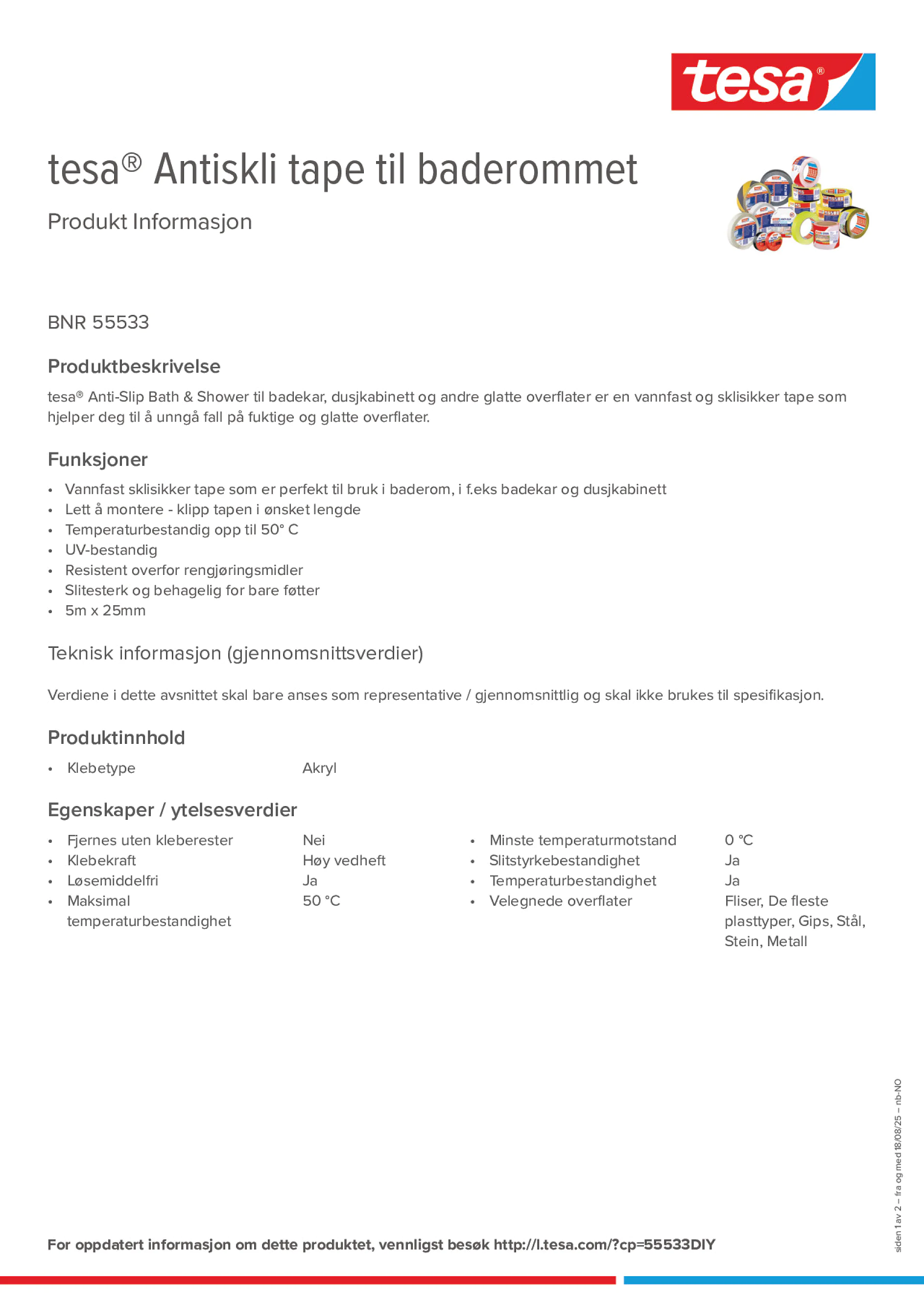 Product information_tesa® 55533_nb-NO