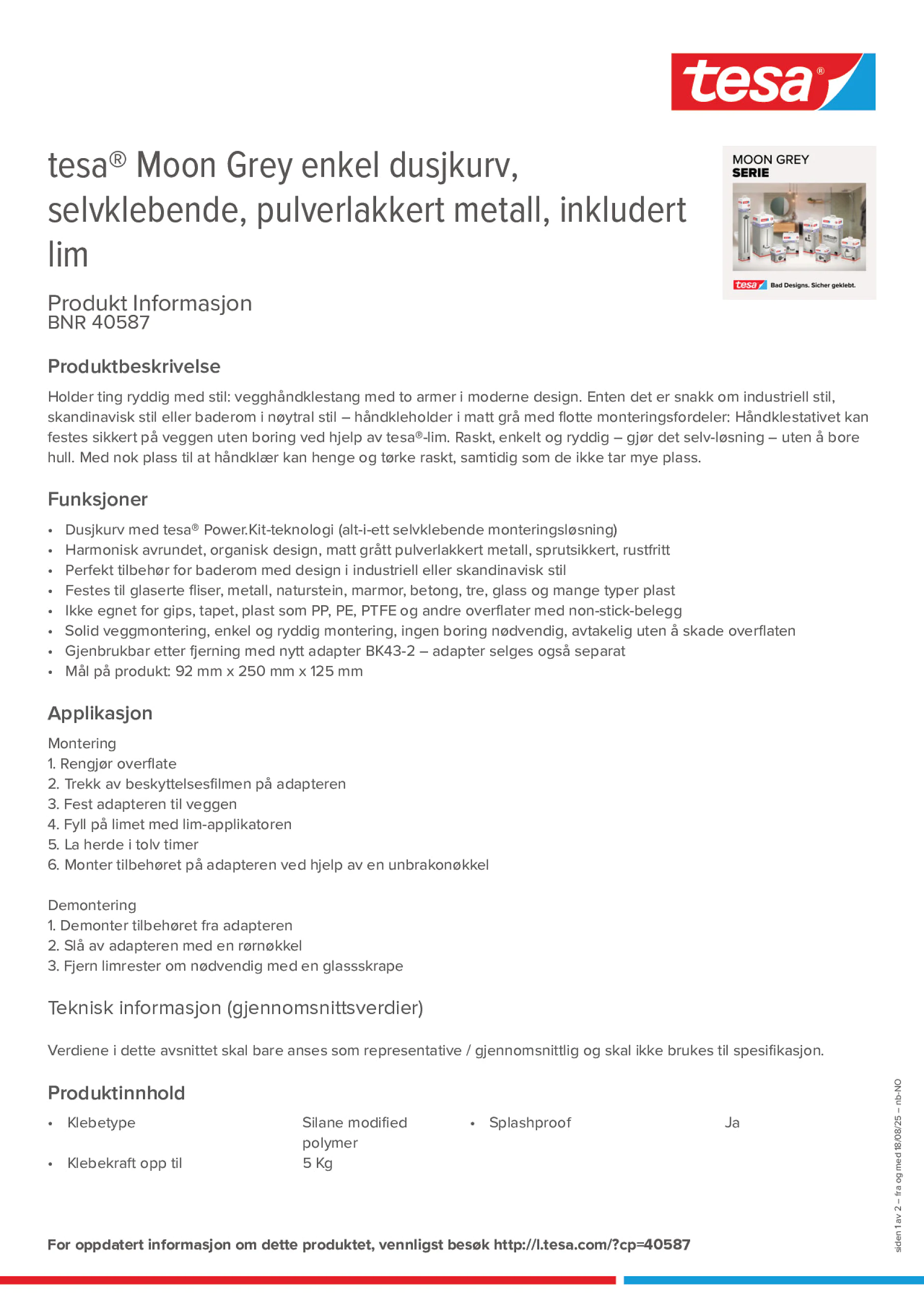 Product information_tesa® 40587_nb-NO