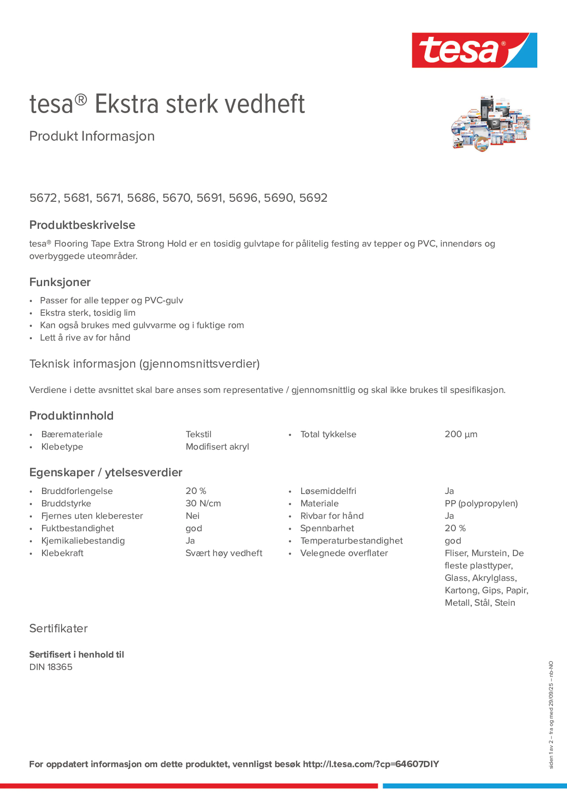 Product information_tesa® 5696_nb-NO