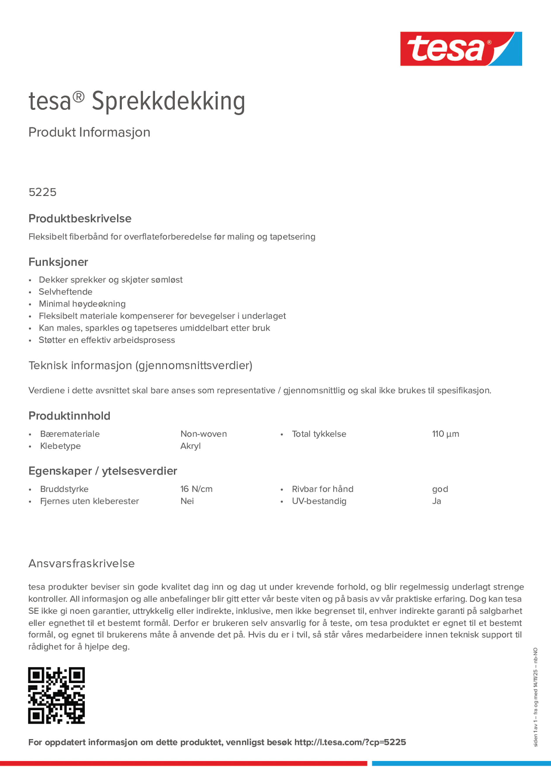 Product information_tesa® 05225_nb-NO