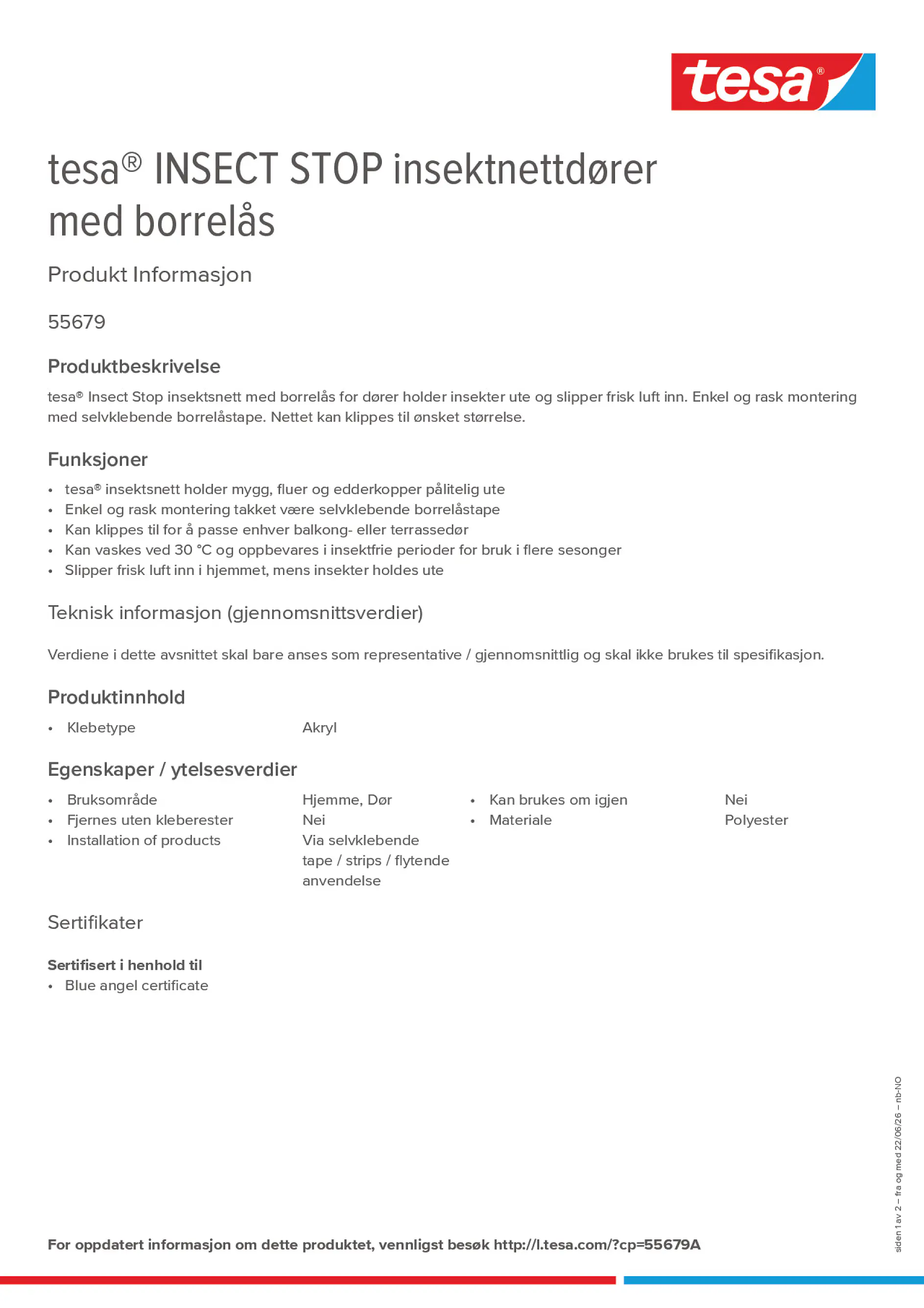 Product information_tesa® 55679A_nb-NO