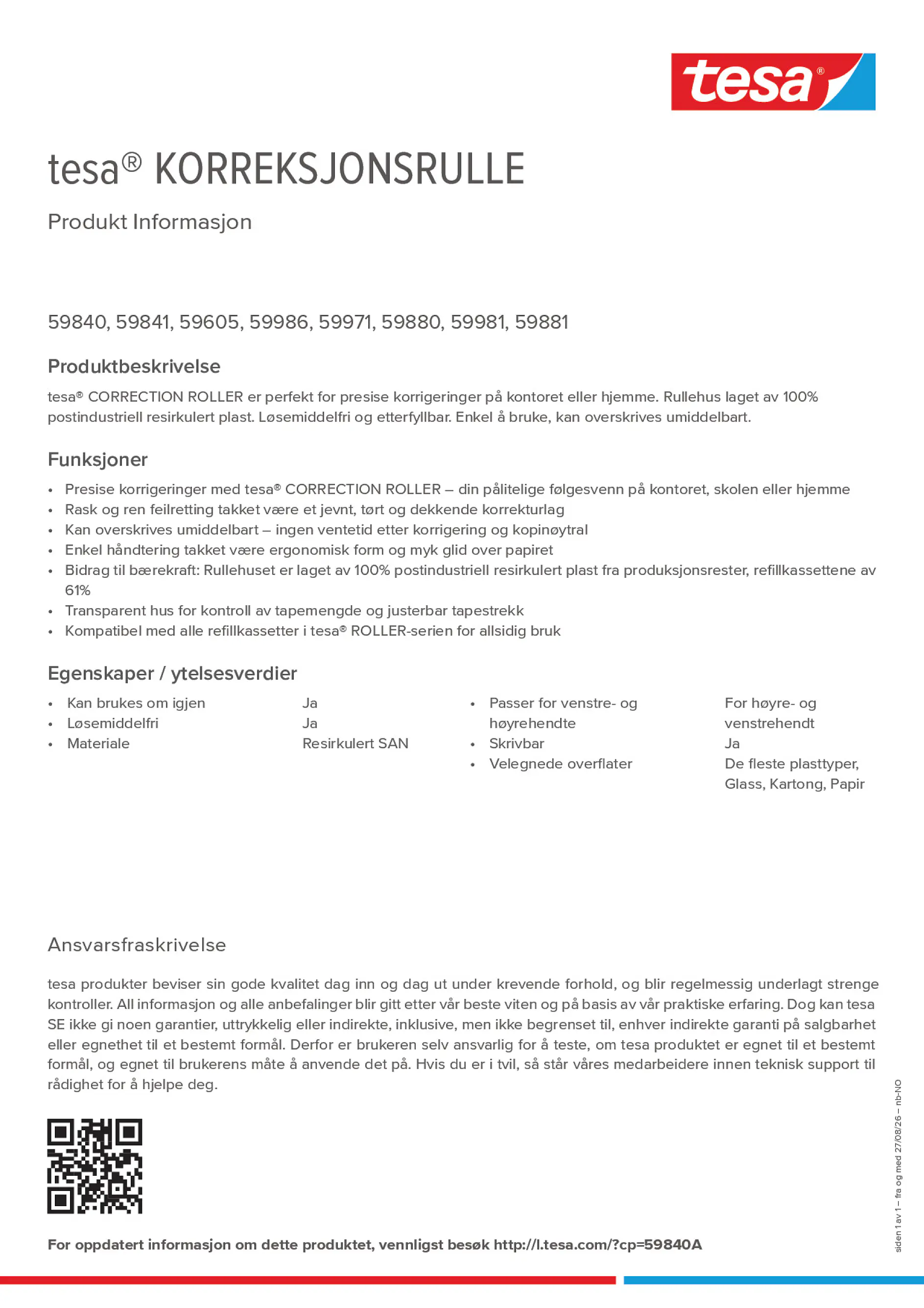 Product information_tesa® 59840A_nb-NO