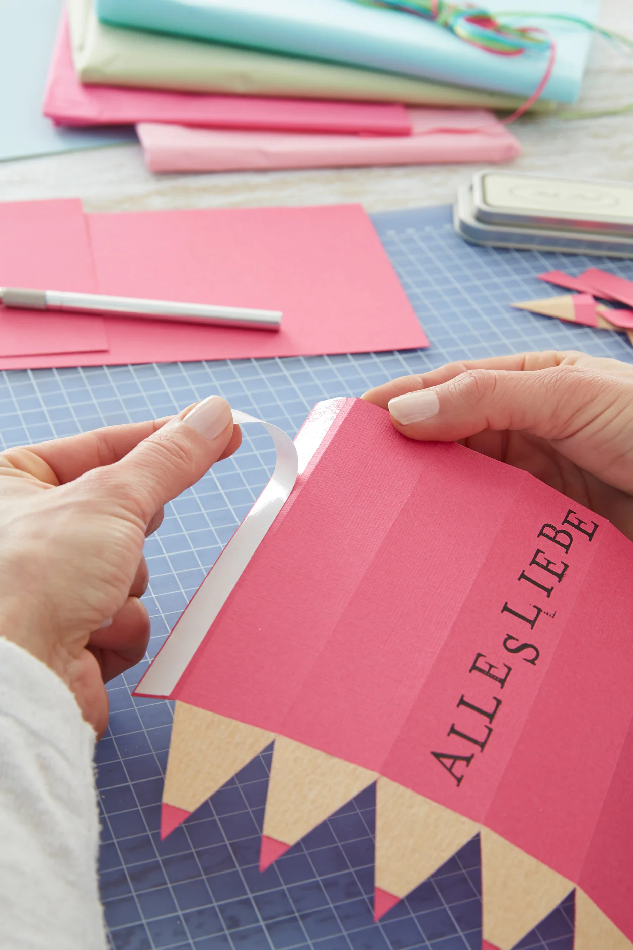 DIY Abecedarian bag / Step 8: Remove film