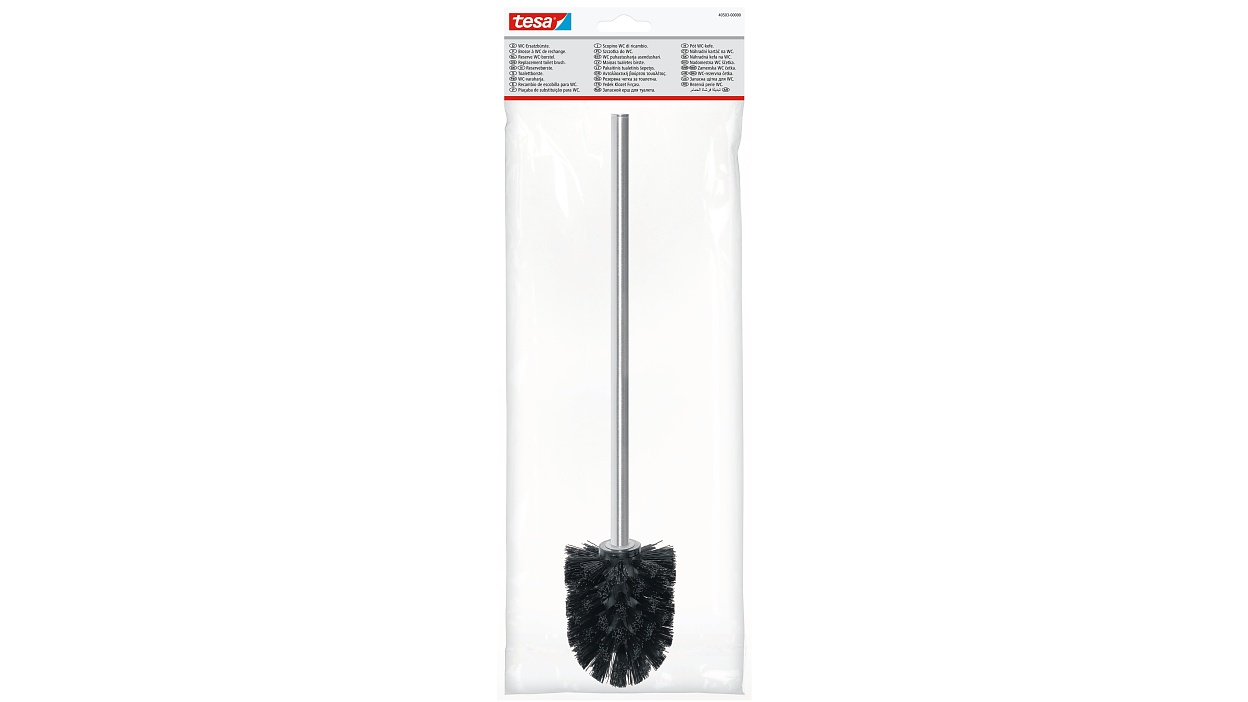 [en-en] tesa Spare Toilet Brush Black