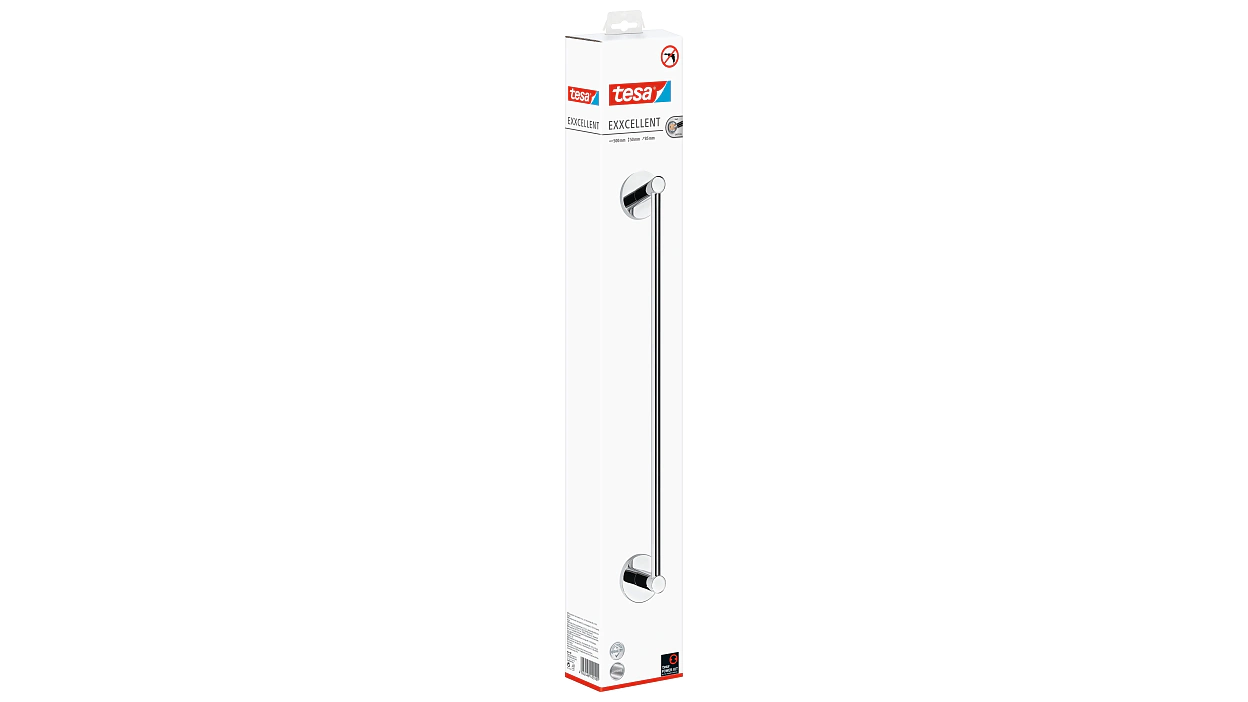[en-en] tesa Exxcellent Bath Towel Rod Single 450 mm