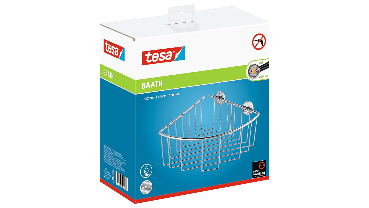 [en-en] Baath Corner Basket Single 115mmx205mmx210mm