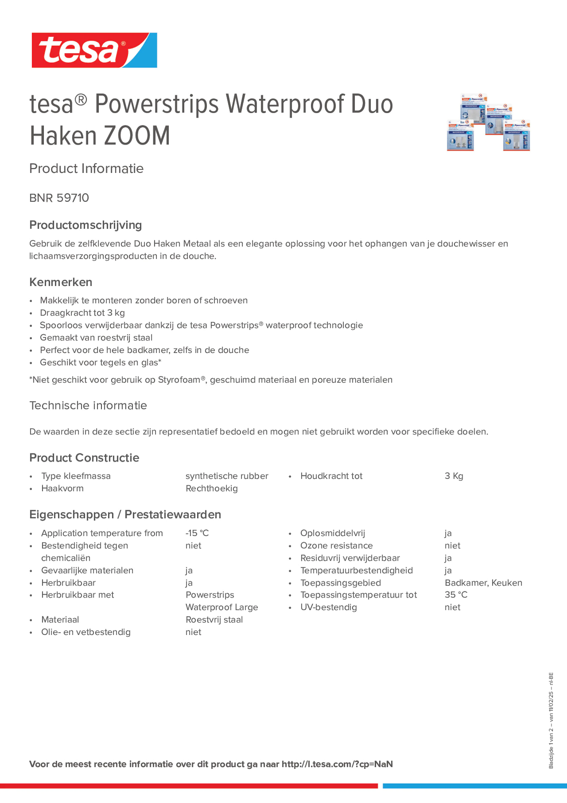 Product information_tesa® Powerstrips 59710_fr-BE_nl-BE
