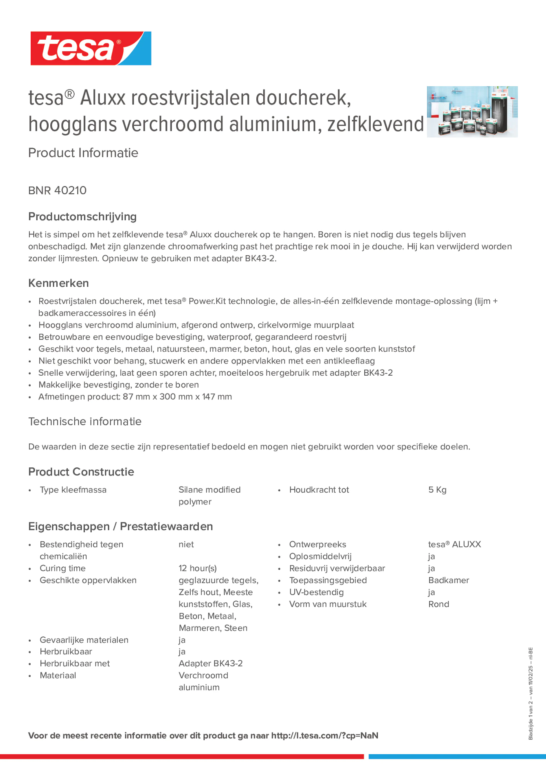 Product information_tesa® 40210_fr-BE_nl-BE