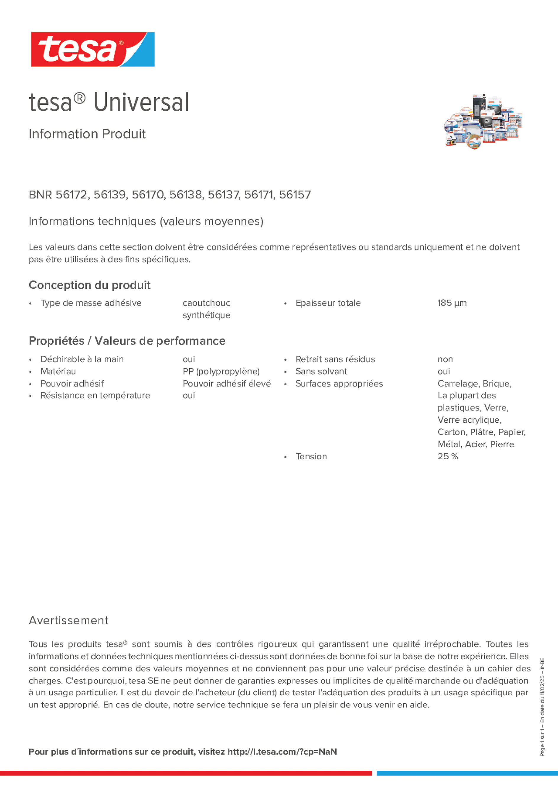 Product information_tesa® 56170_fr-BE_nl-BE