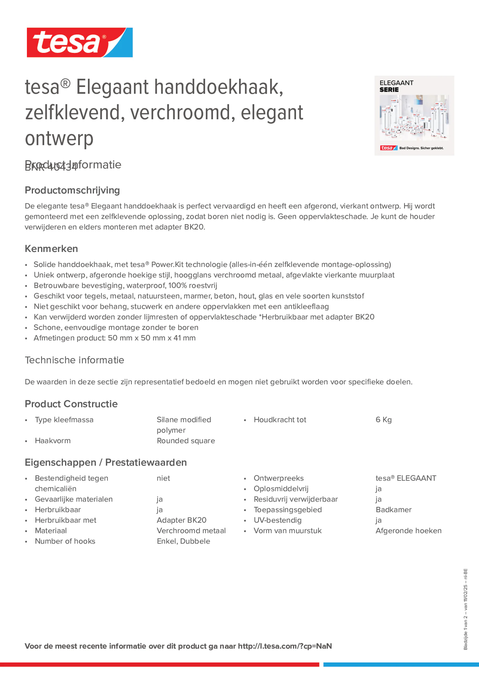 Product information_tesa® 40434_fr-BE_nl-BE