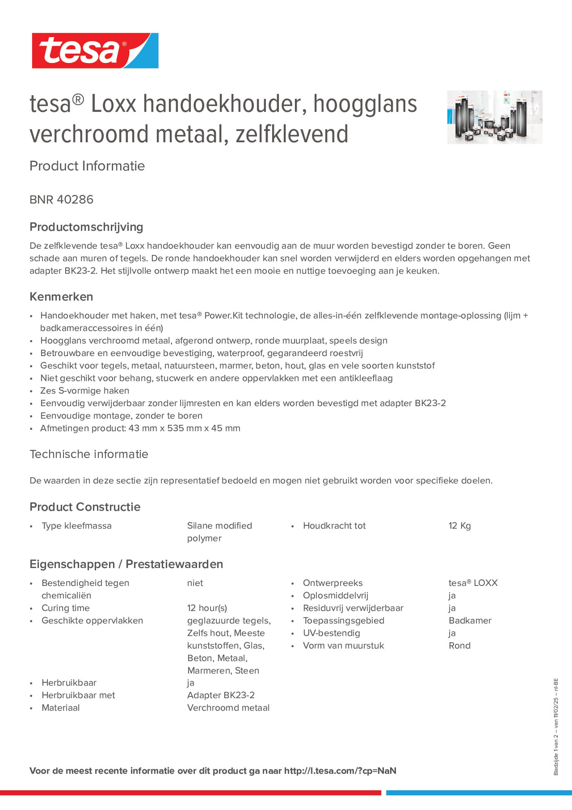 Product information_tesa® 40286_fr-BE_nl-BE