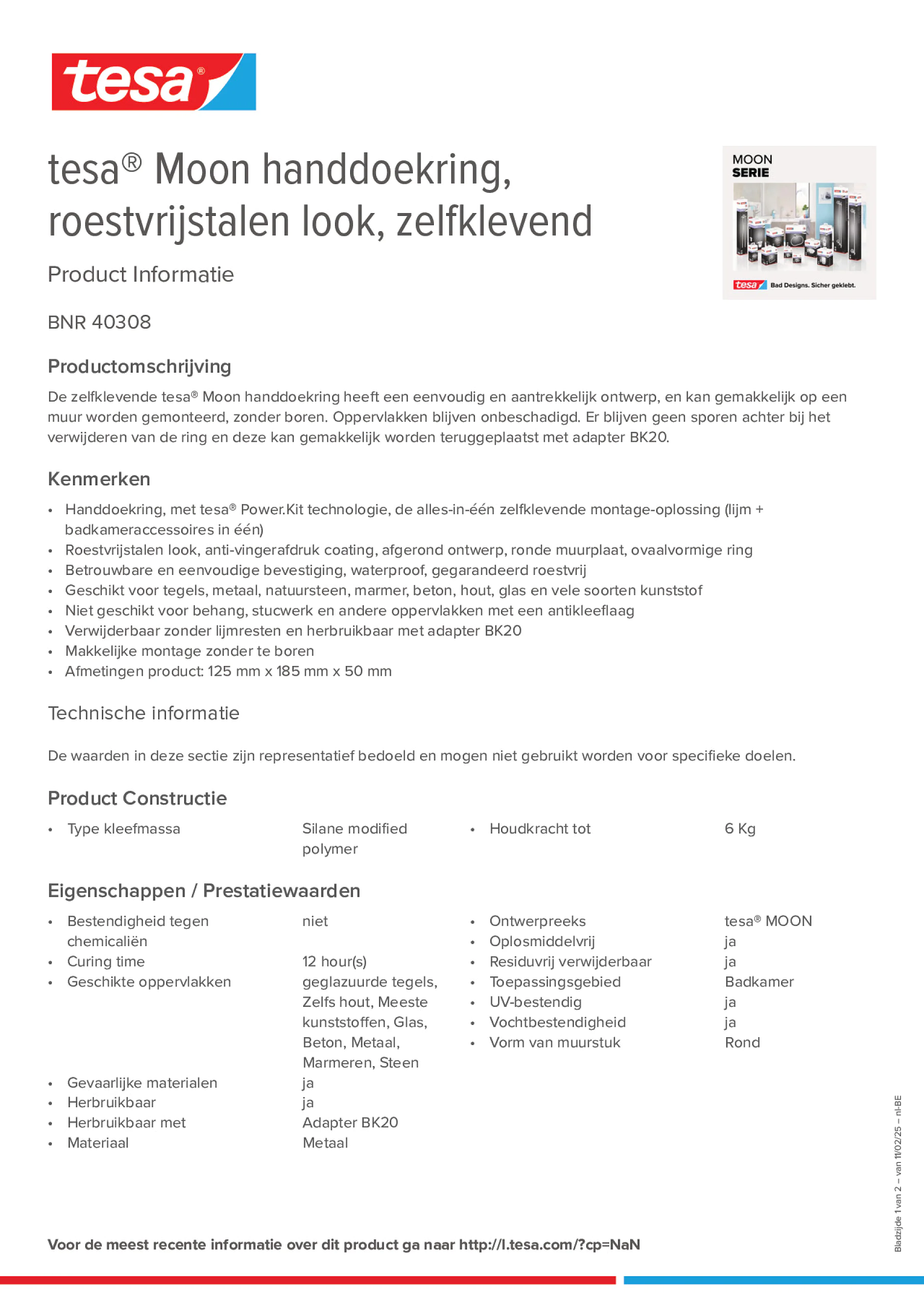 Product information_tesa® 40308_fr-BE_nl-BE