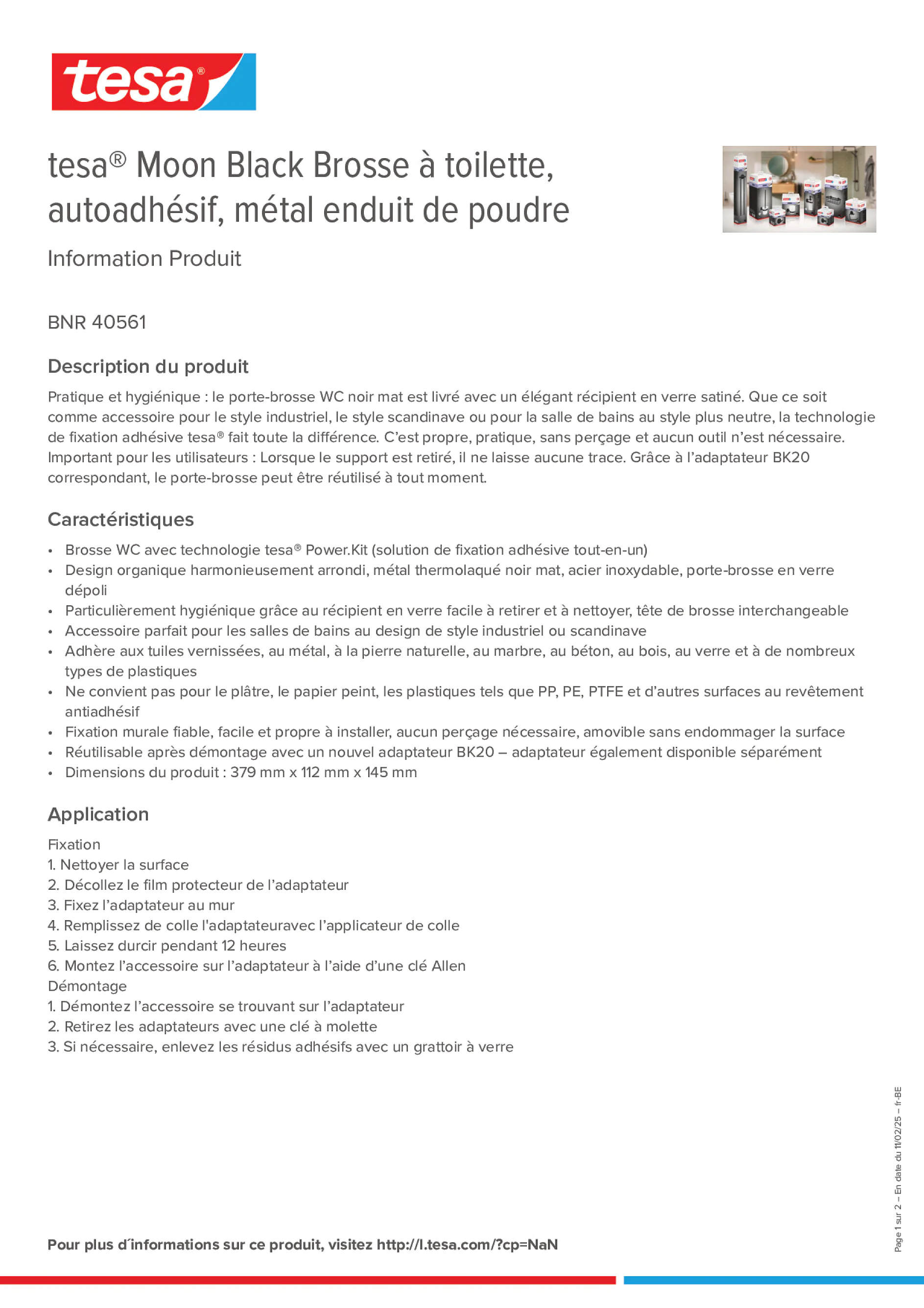 Product information_tesa® 40561_fr-BE_nl-BE