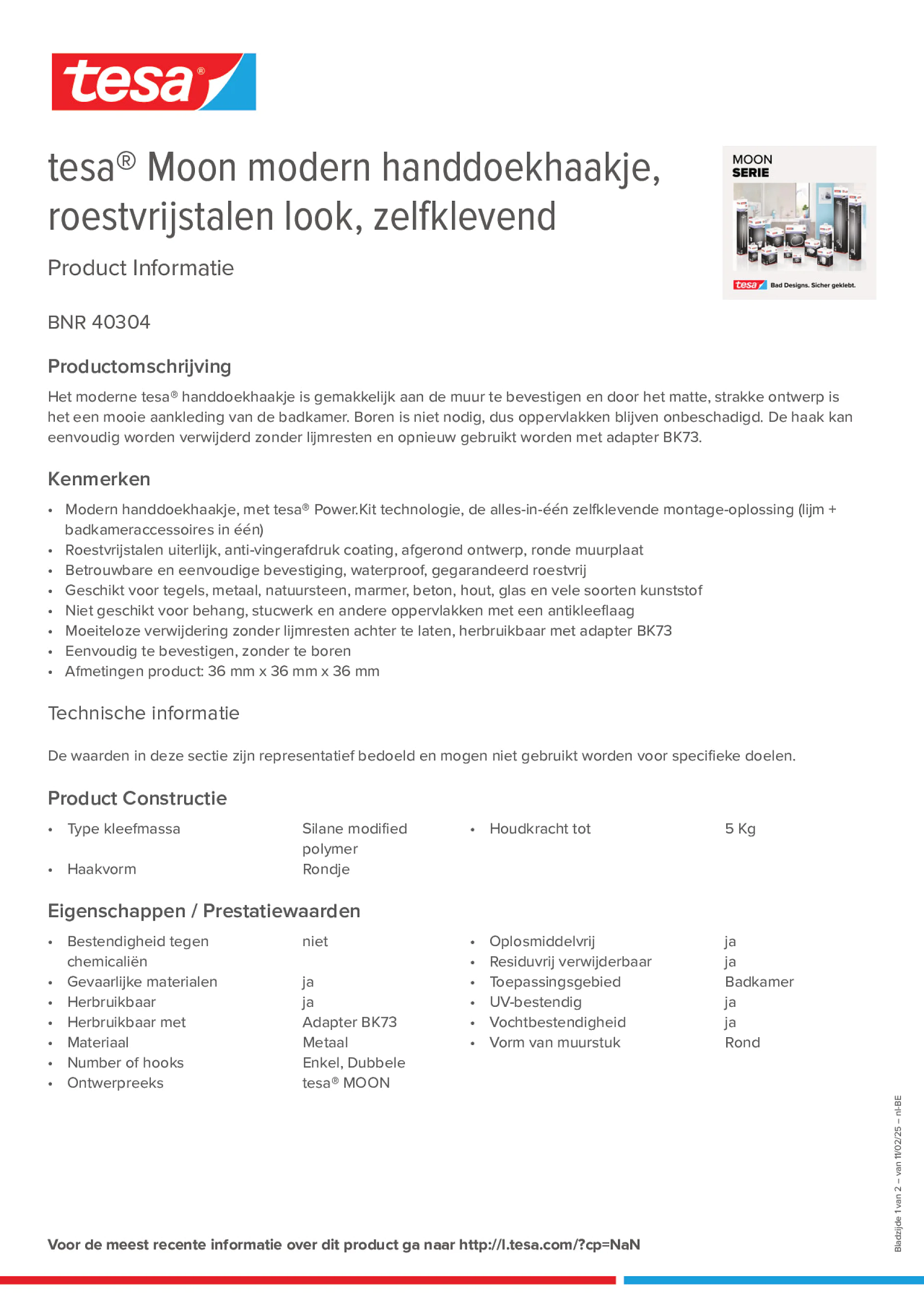 Product information_tesa® 40304_fr-BE_nl-BE