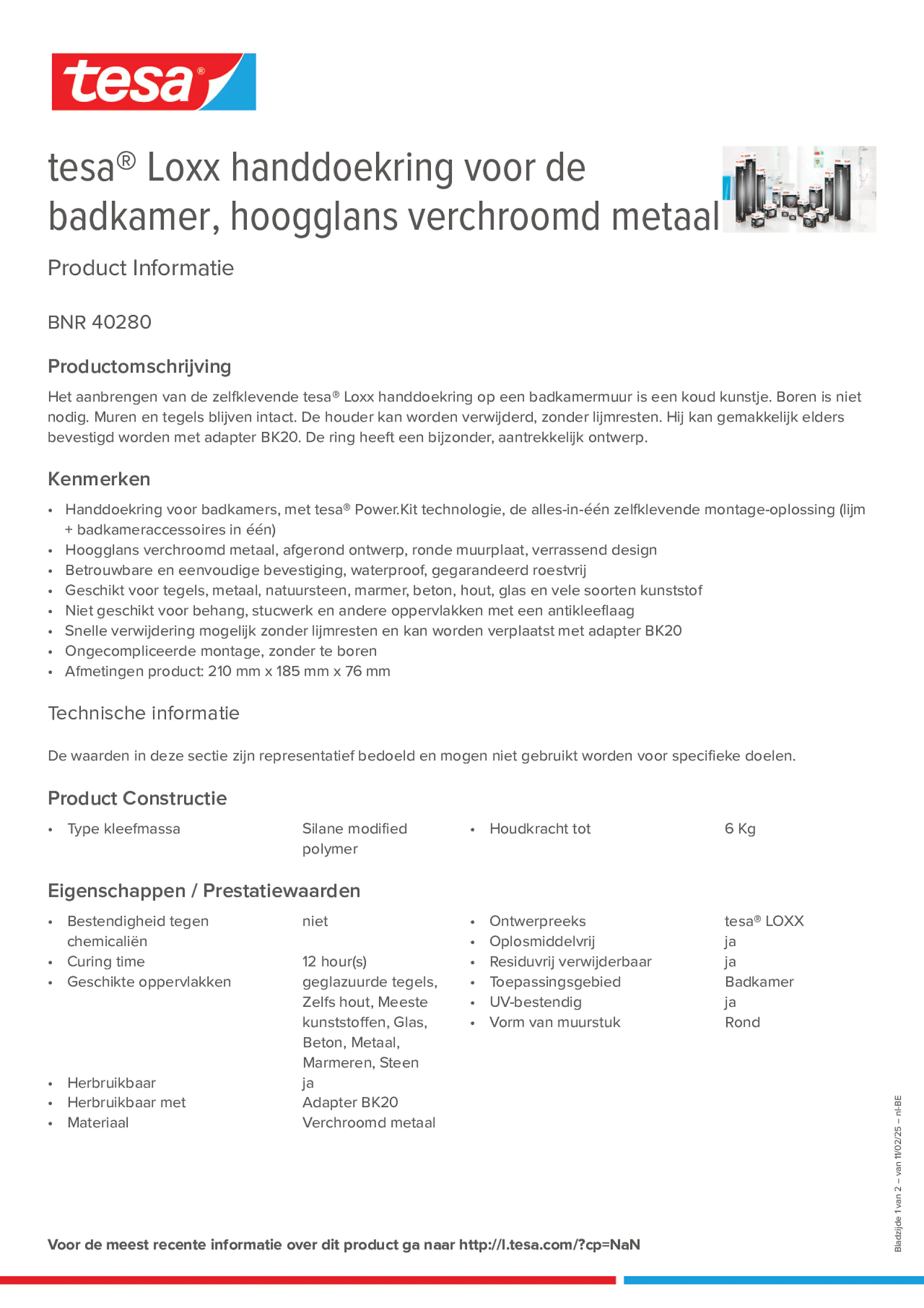 Product information_tesa® 40280_fr-BE_nl-BE