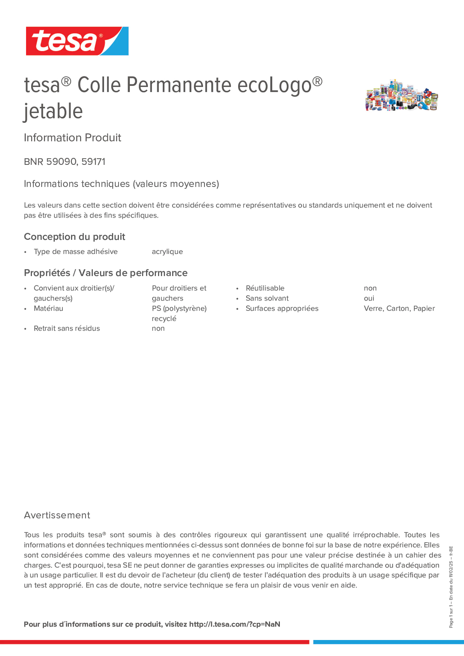Product information_tesa® 59090_fr-BE_nl-BE
