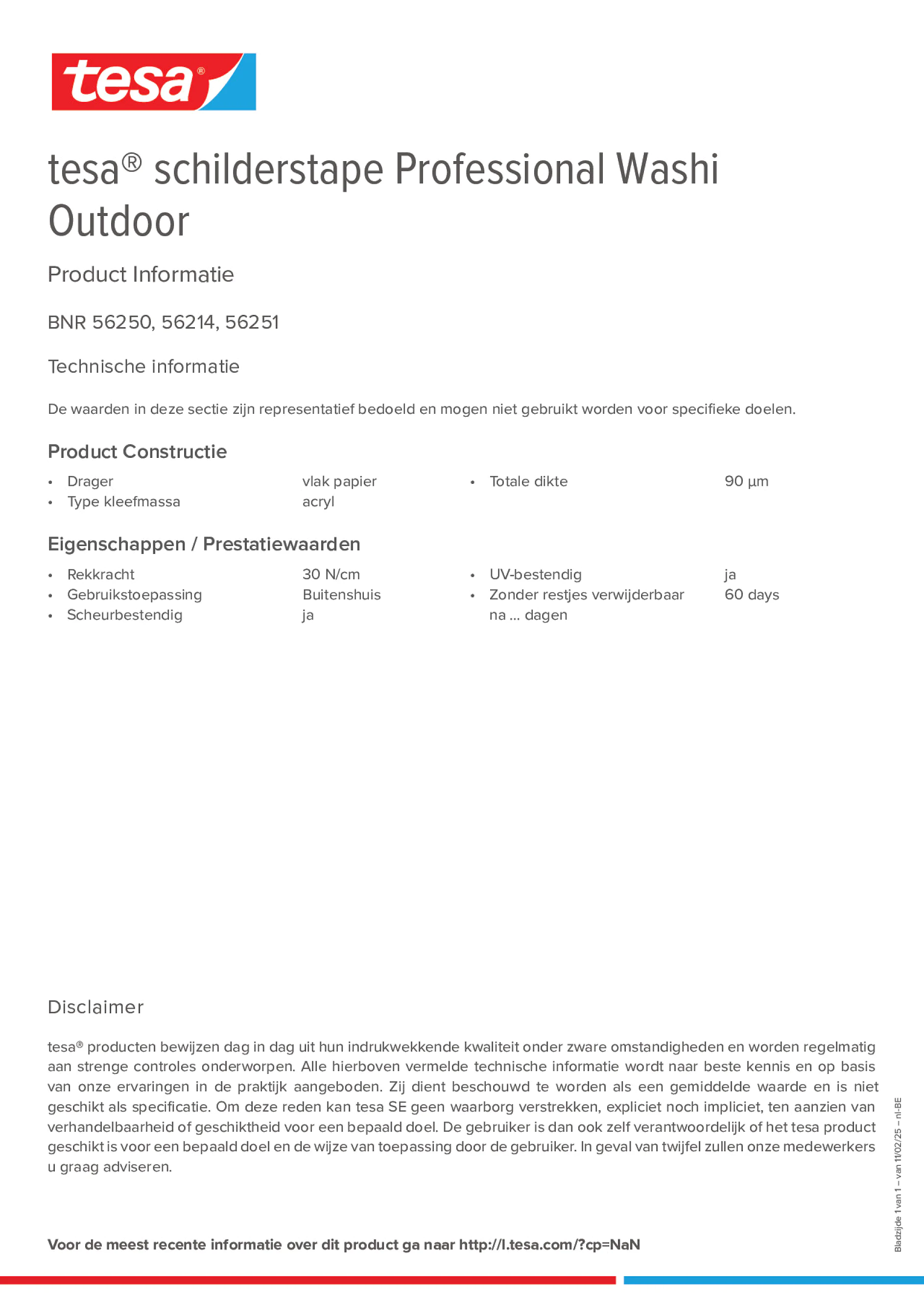 Product information_tesa® 56214_fr-BE_nl-BE