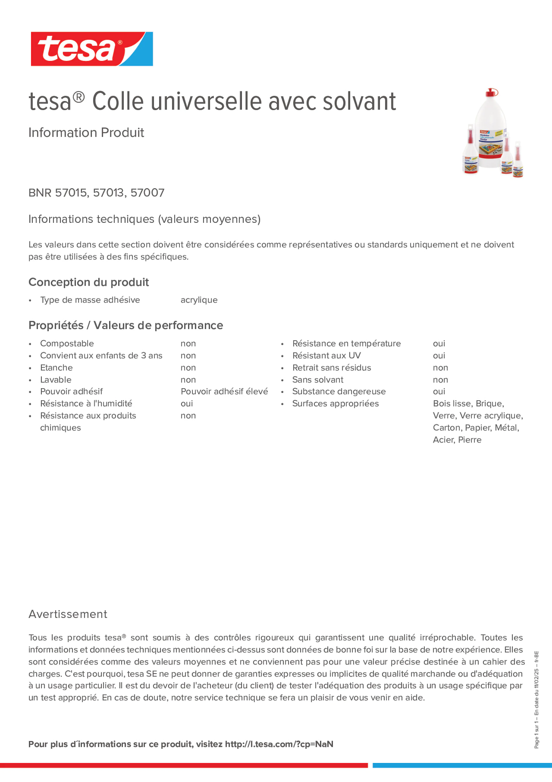 Product information_tesa® 57827_fr-BE_nl-BE