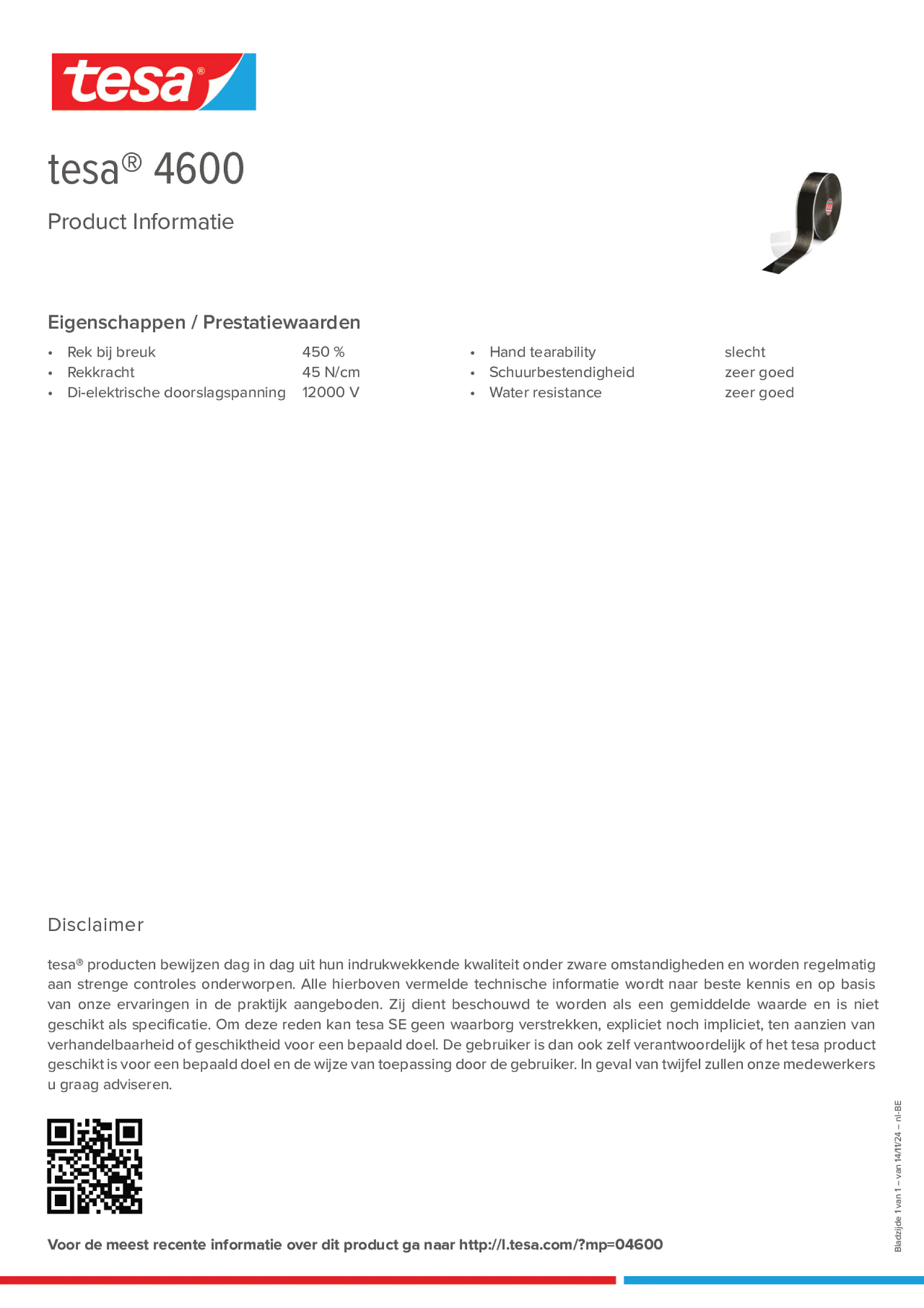 Product information_tesa® 04600_fr-BE_nl-BE