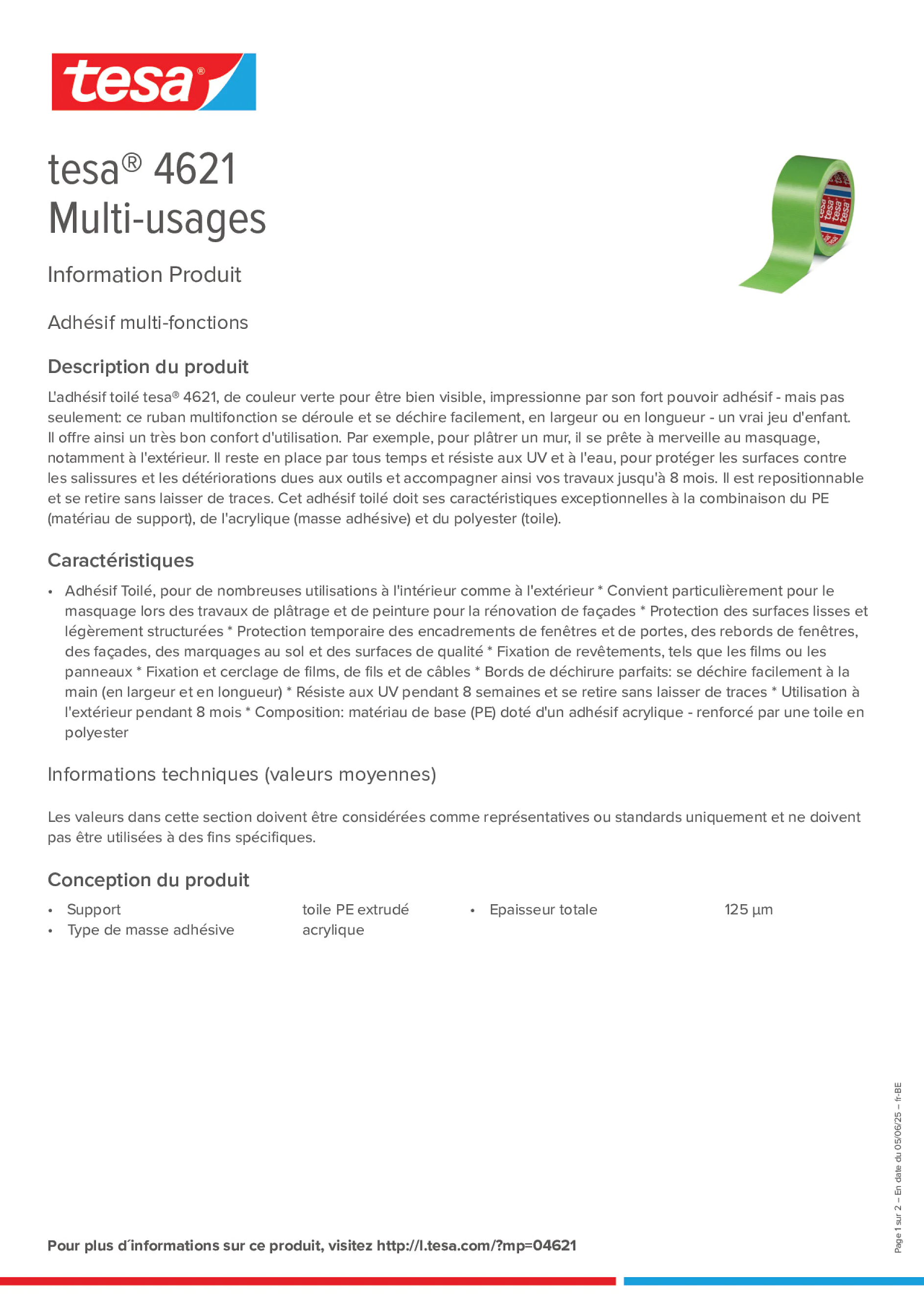 Product information_tesa® 04621_fr-BE_nl-BE
