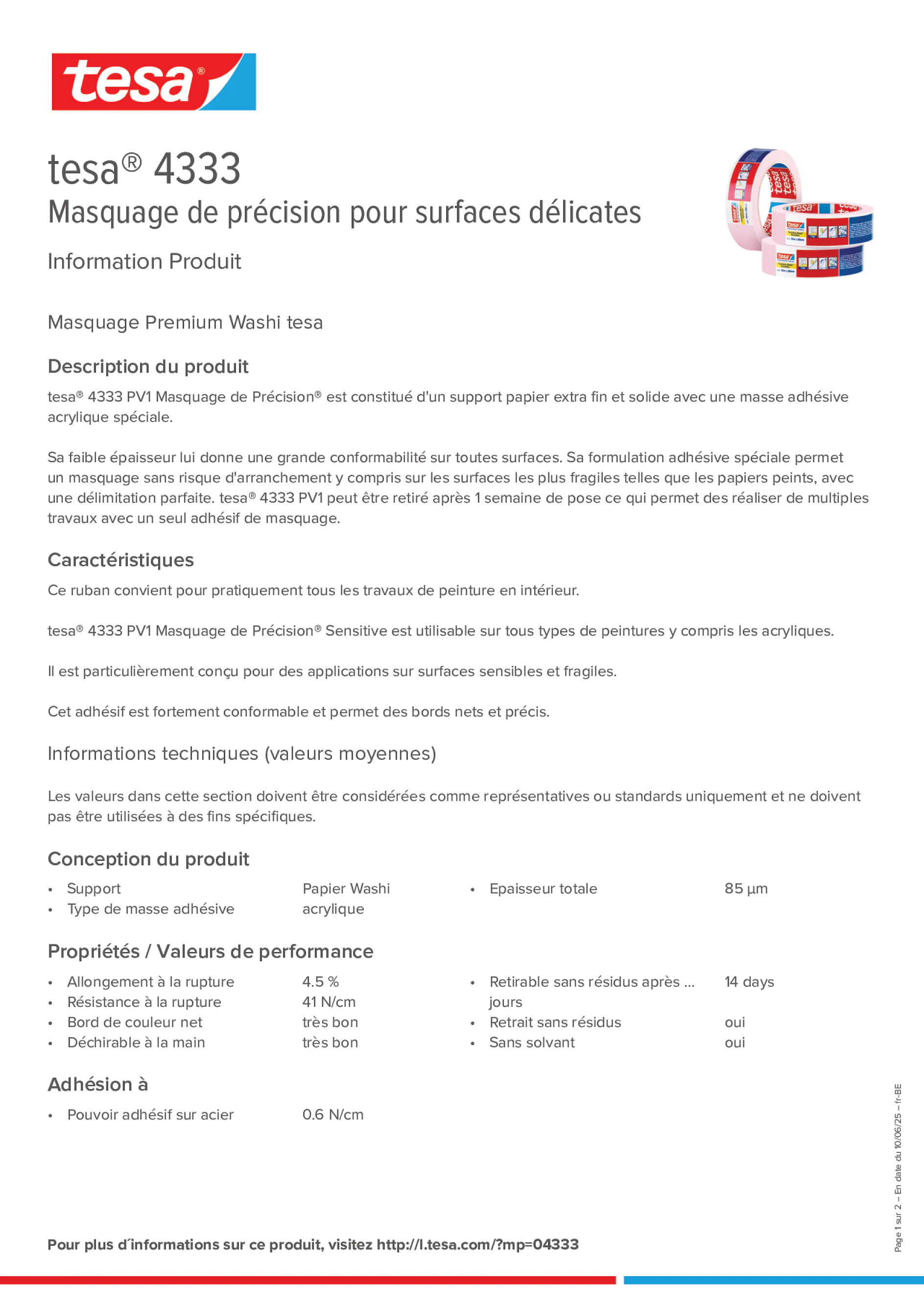 Product information_tesa® 04333_fr-BE_nl-BE