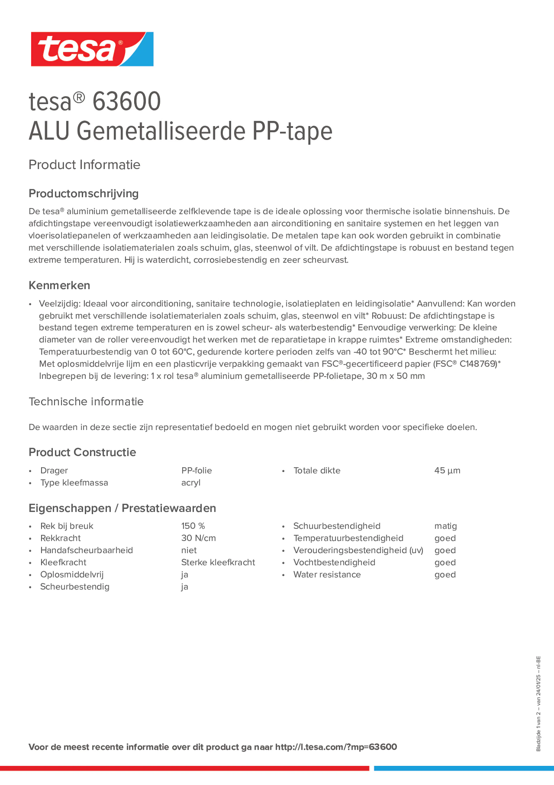 Product information_tesa® 63600_fr-BE_nl-BE