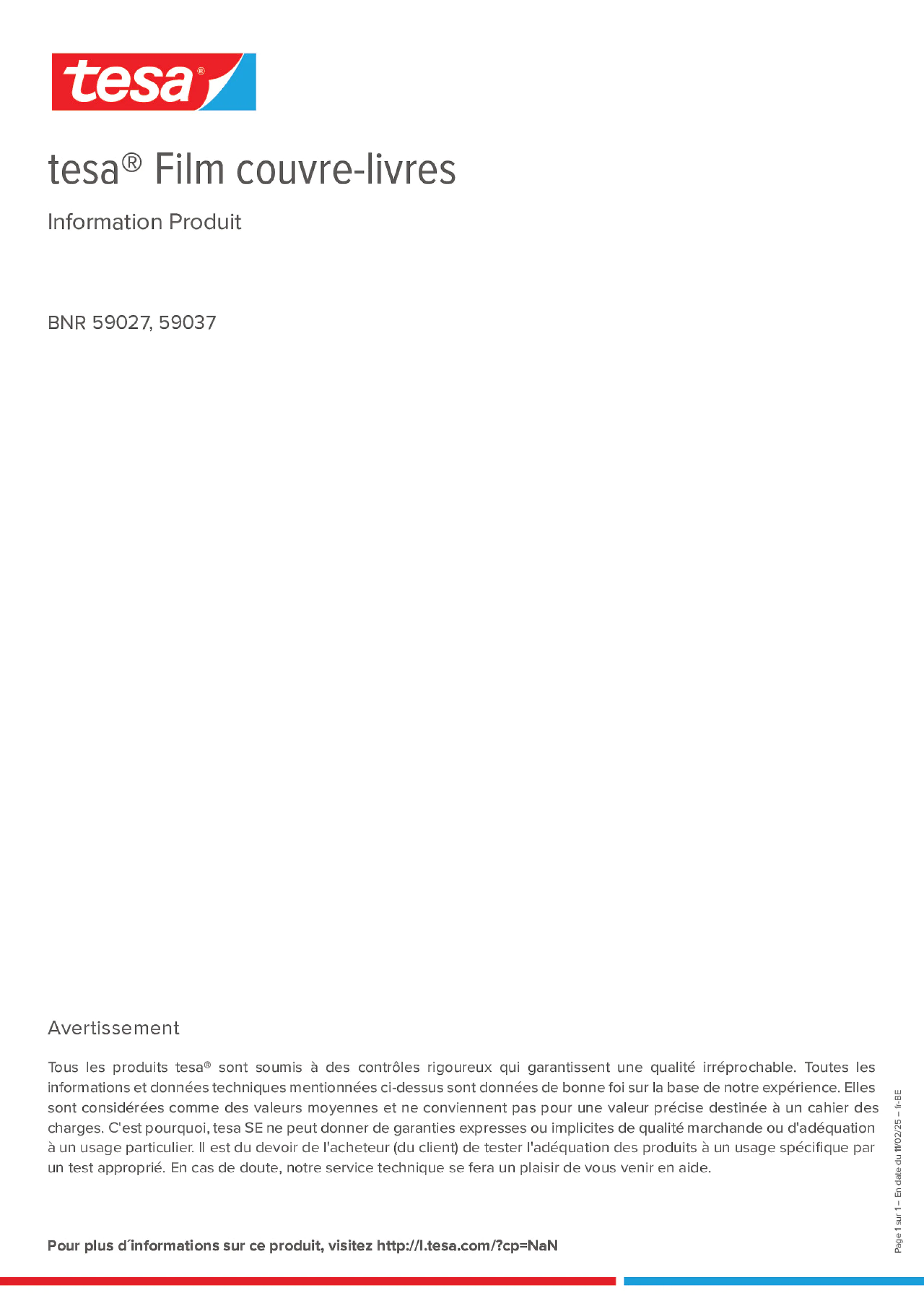 Product information_tesa® 59027_fr-BE_nl-BE