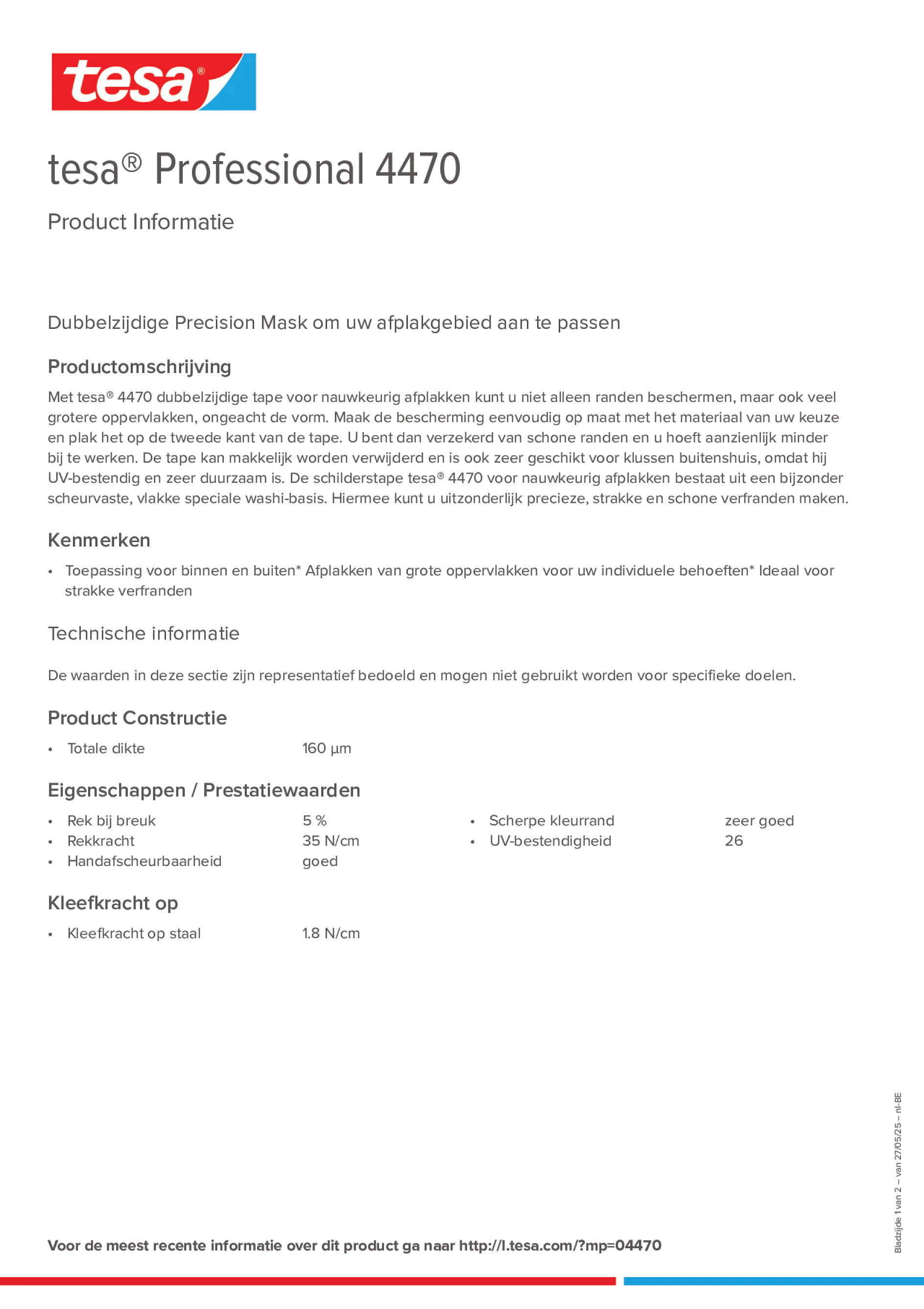 Product information_tesa® Professional 04470_fr-BE_nl-BE