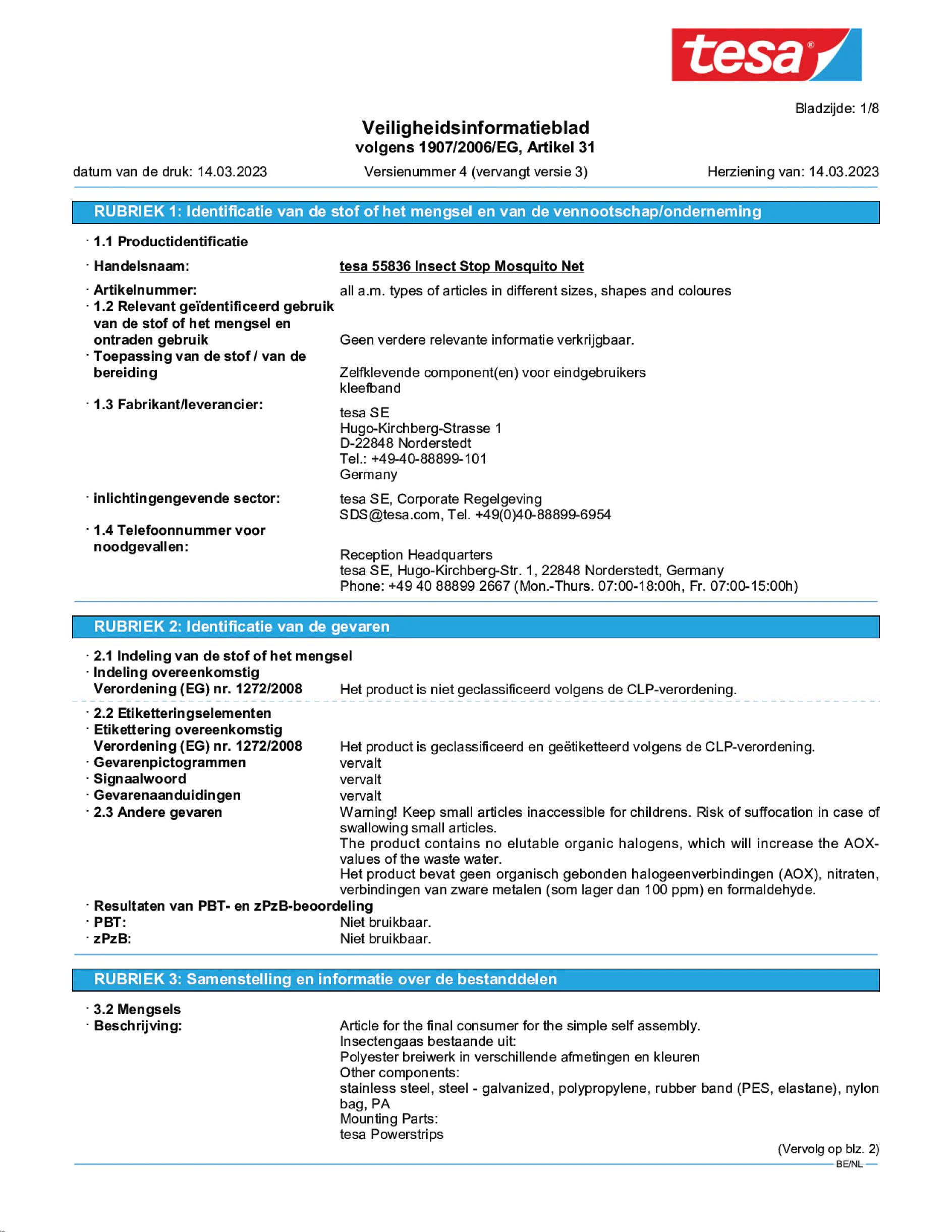 Safety data sheet_tesa® 55836_nl-BE_v4