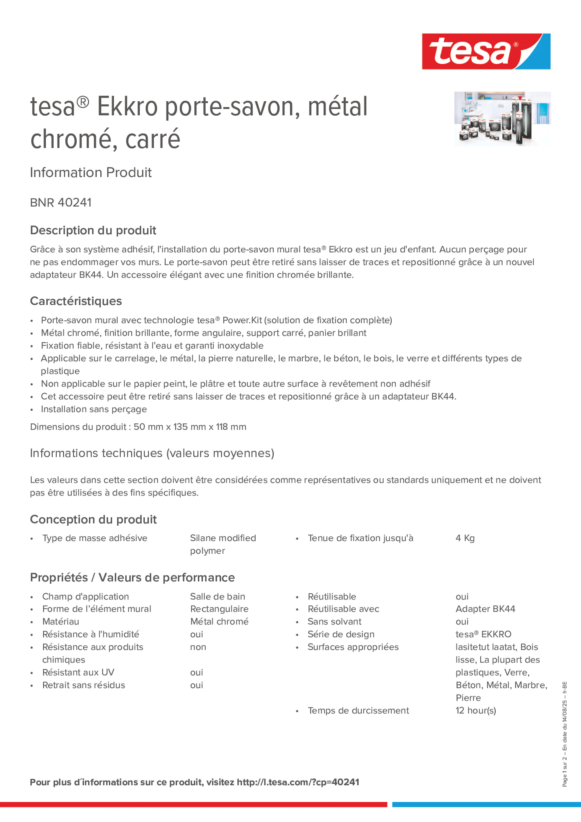Product information_tesa® 40241_fr-BE_nl-BE