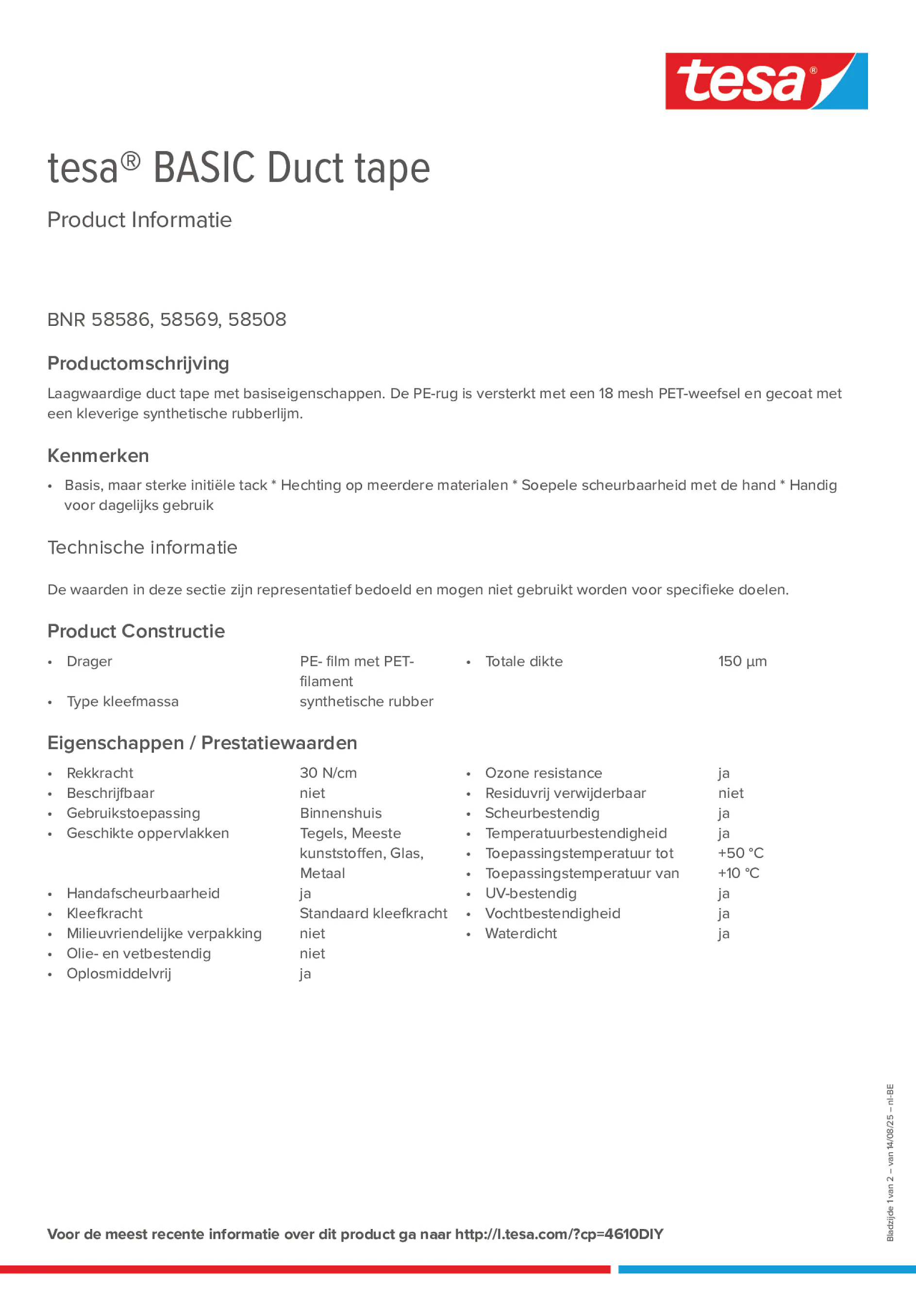 Product information_tesa® 58569_fr-BE_nl-BE