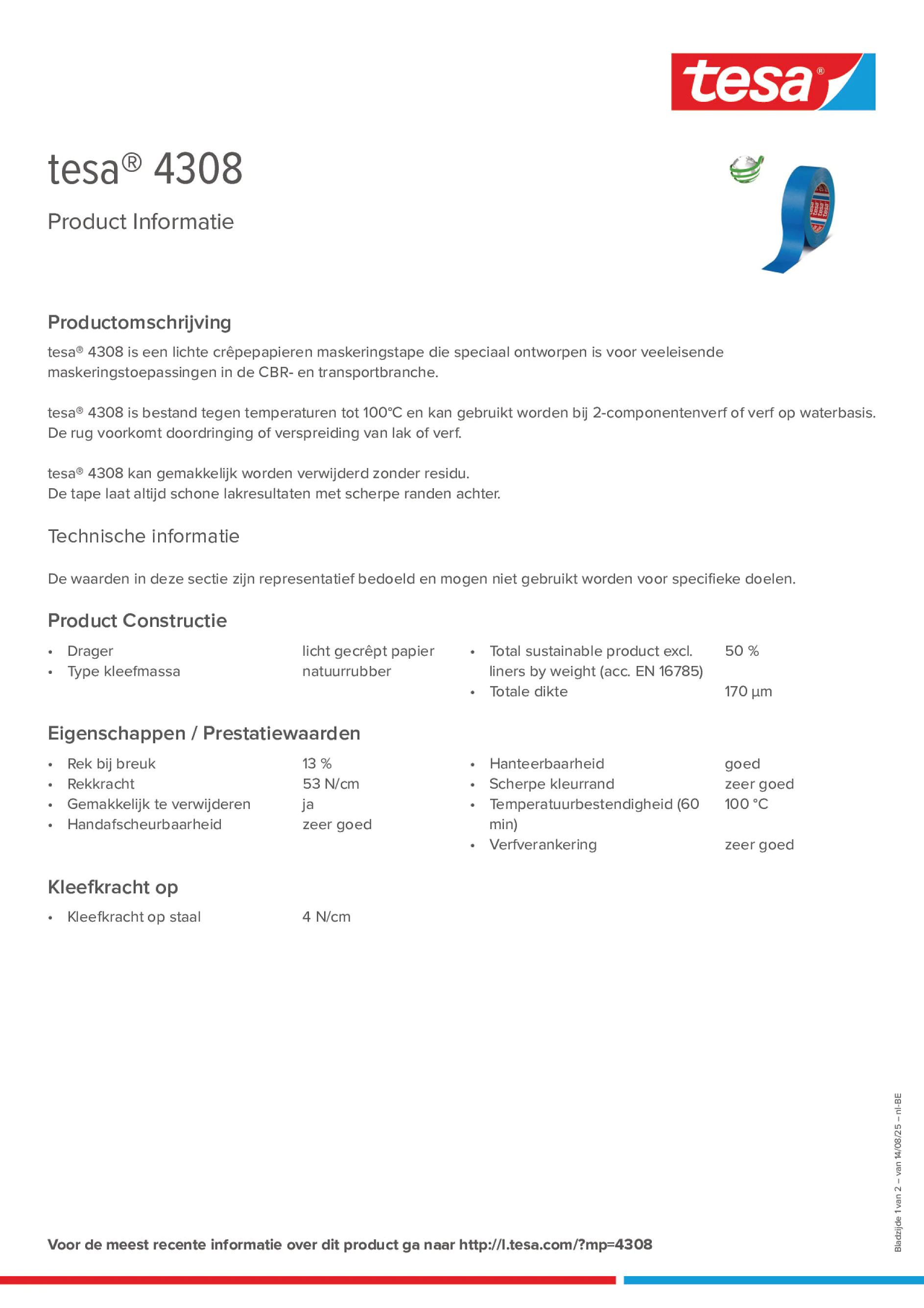 Product information_tesa® 04308_fr-BE_nl-BE