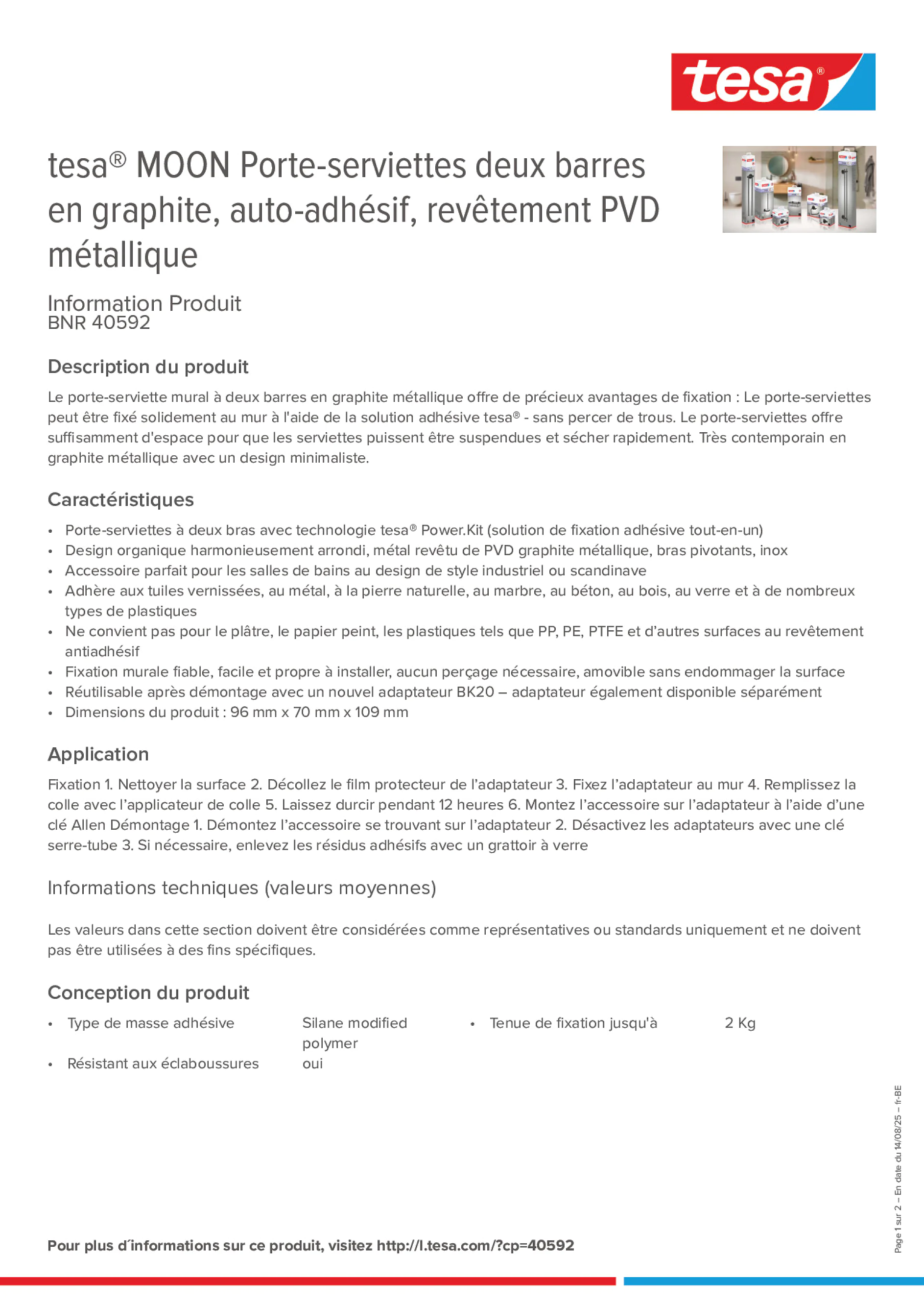 Product information_tesa® 40592_fr-BE_nl-BE