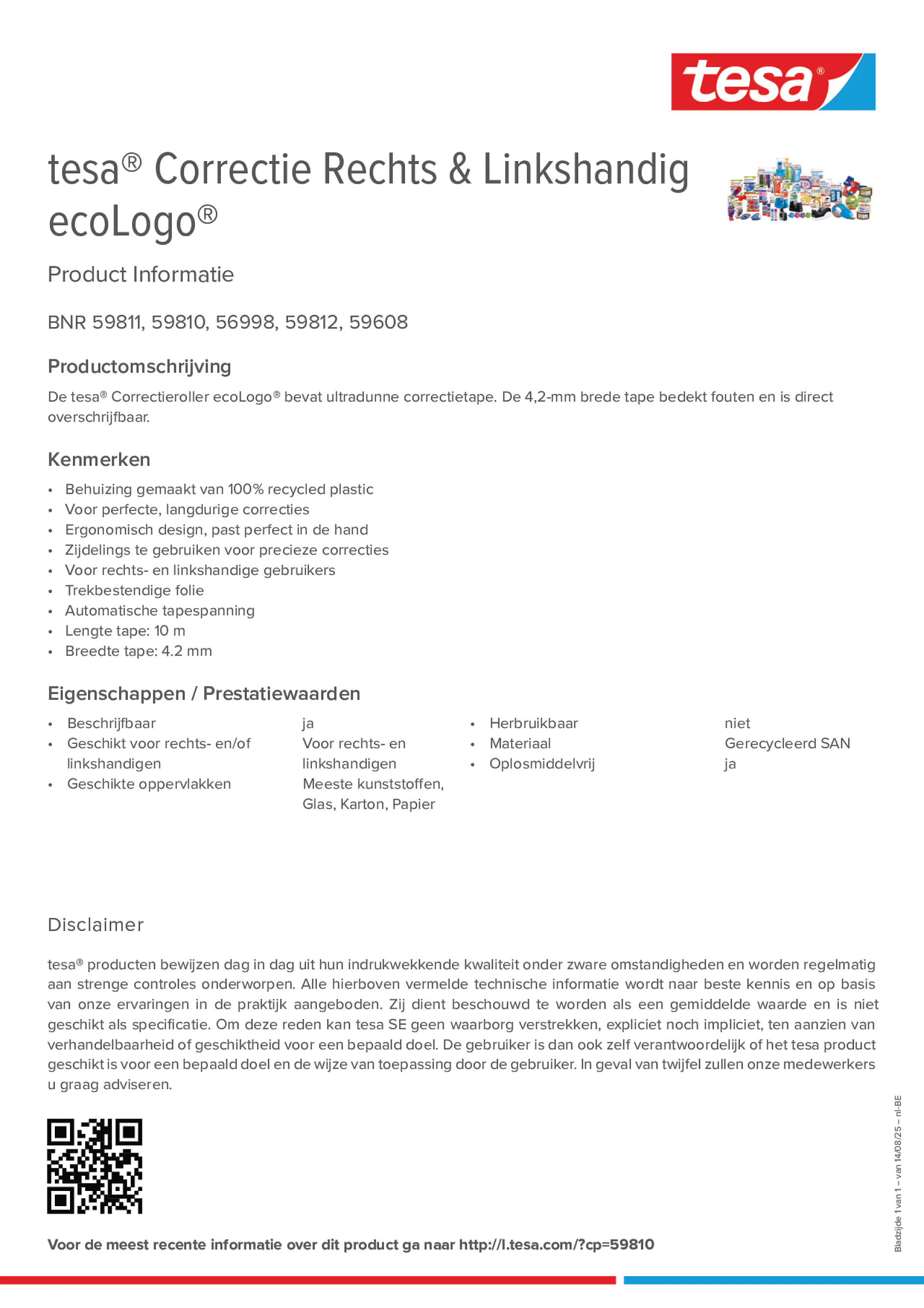 Product information_tesa® 56998_fr-BE_nl-BE