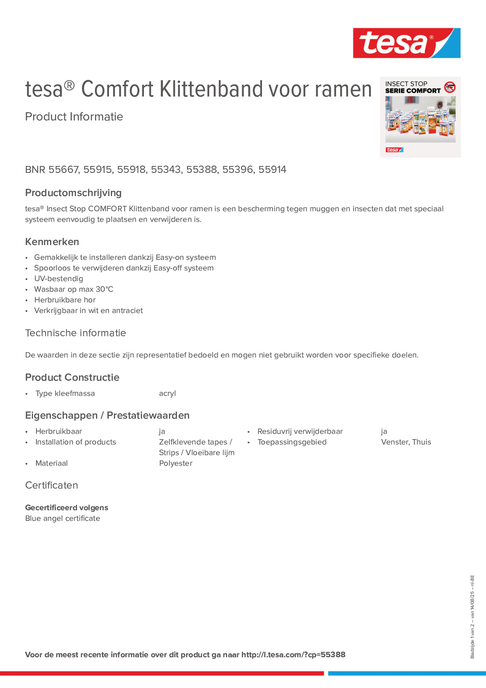 Product information_tesa® 55667_fr-BE_nl-BE