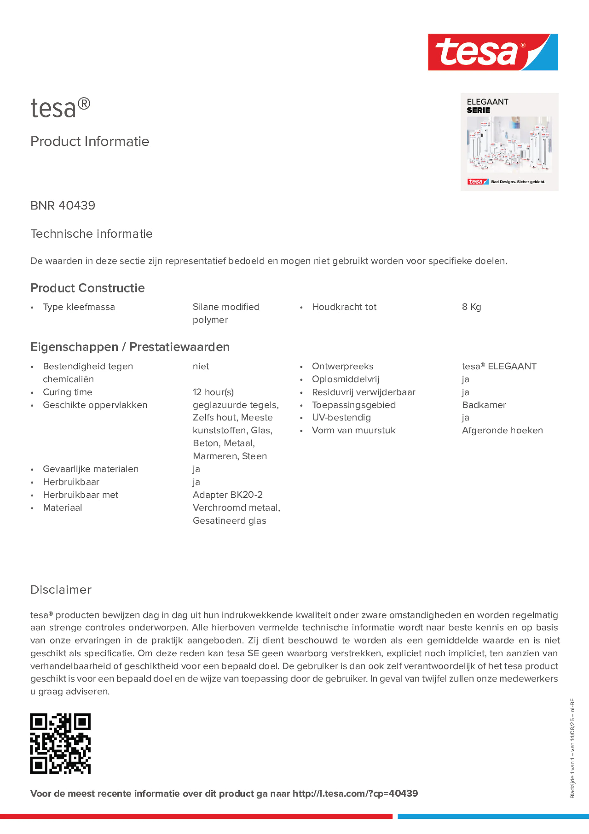 Product information_tesa® 40439_fr-BE_nl-BE